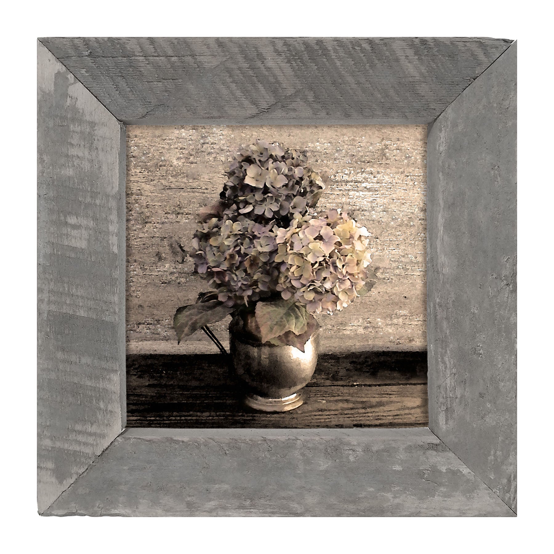 Blue Hydrangeas - Framed art