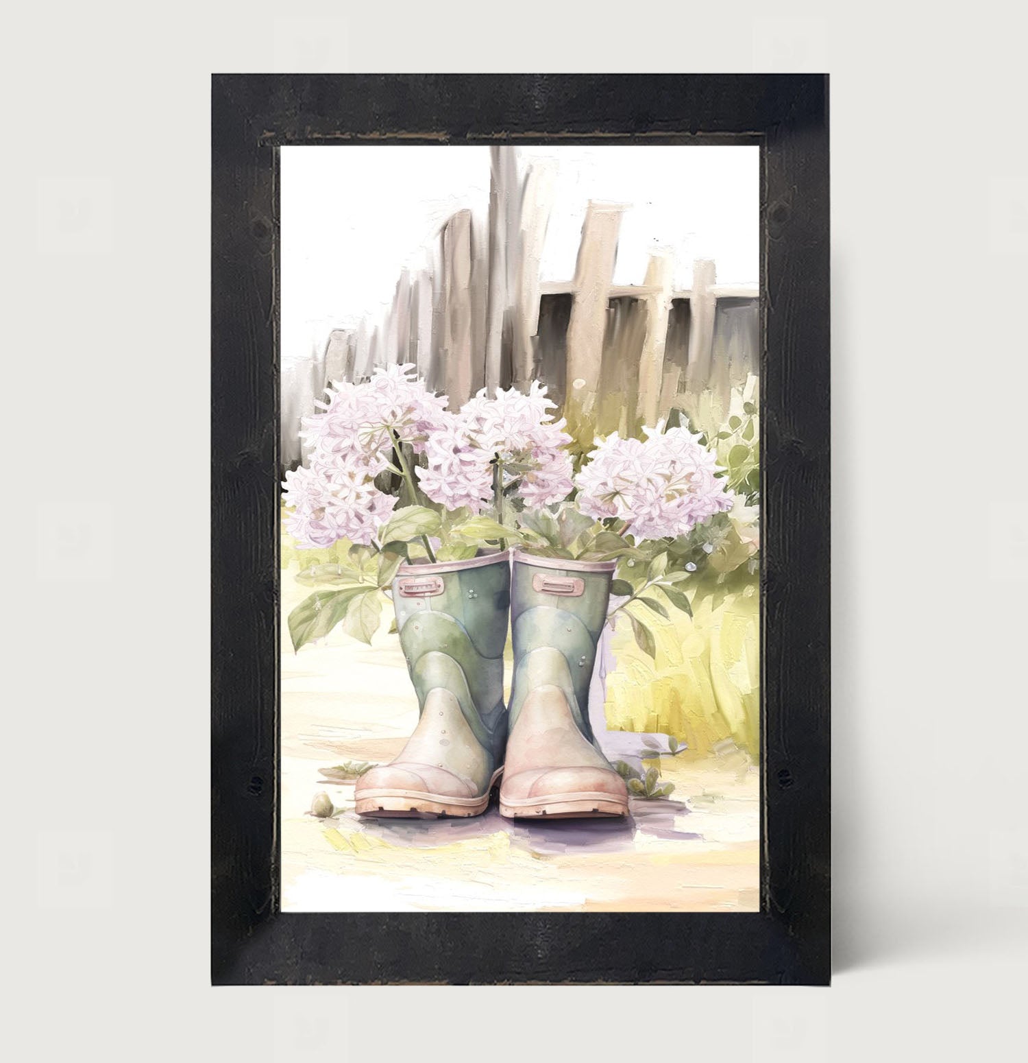 Gardening Boots 1 - Framed art