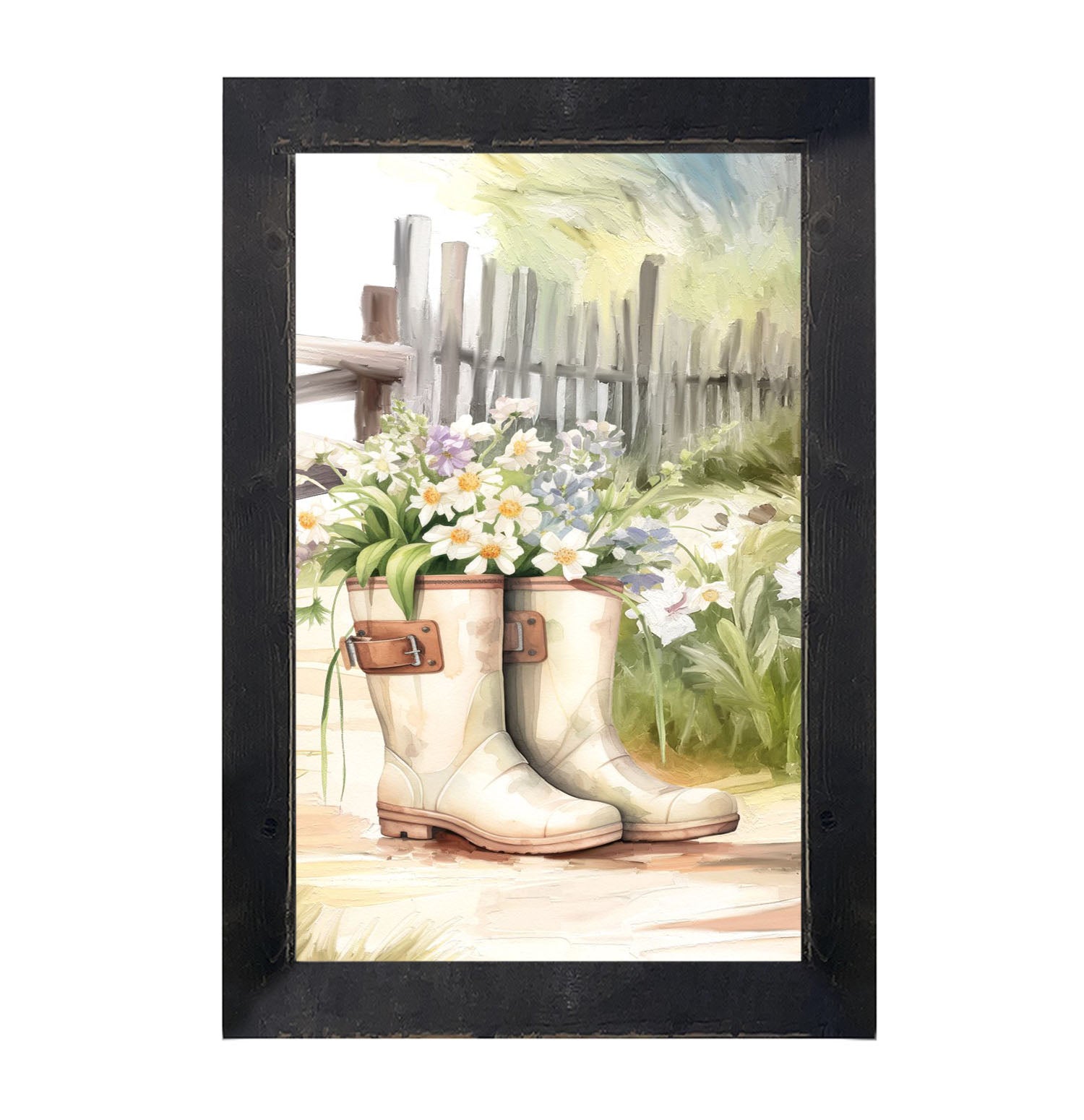 Gardening Boots 2 - Framed art