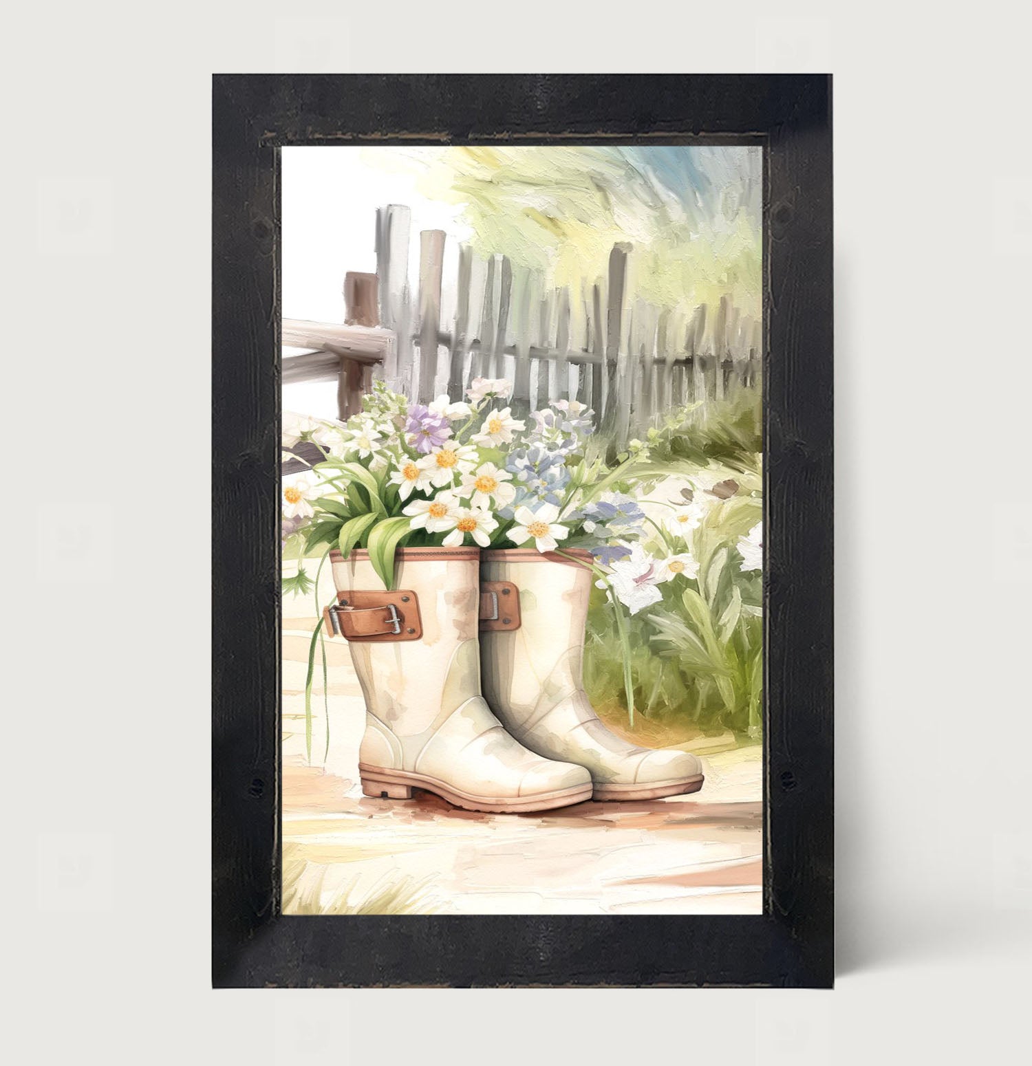 Gardening Boots 2 - Framed art