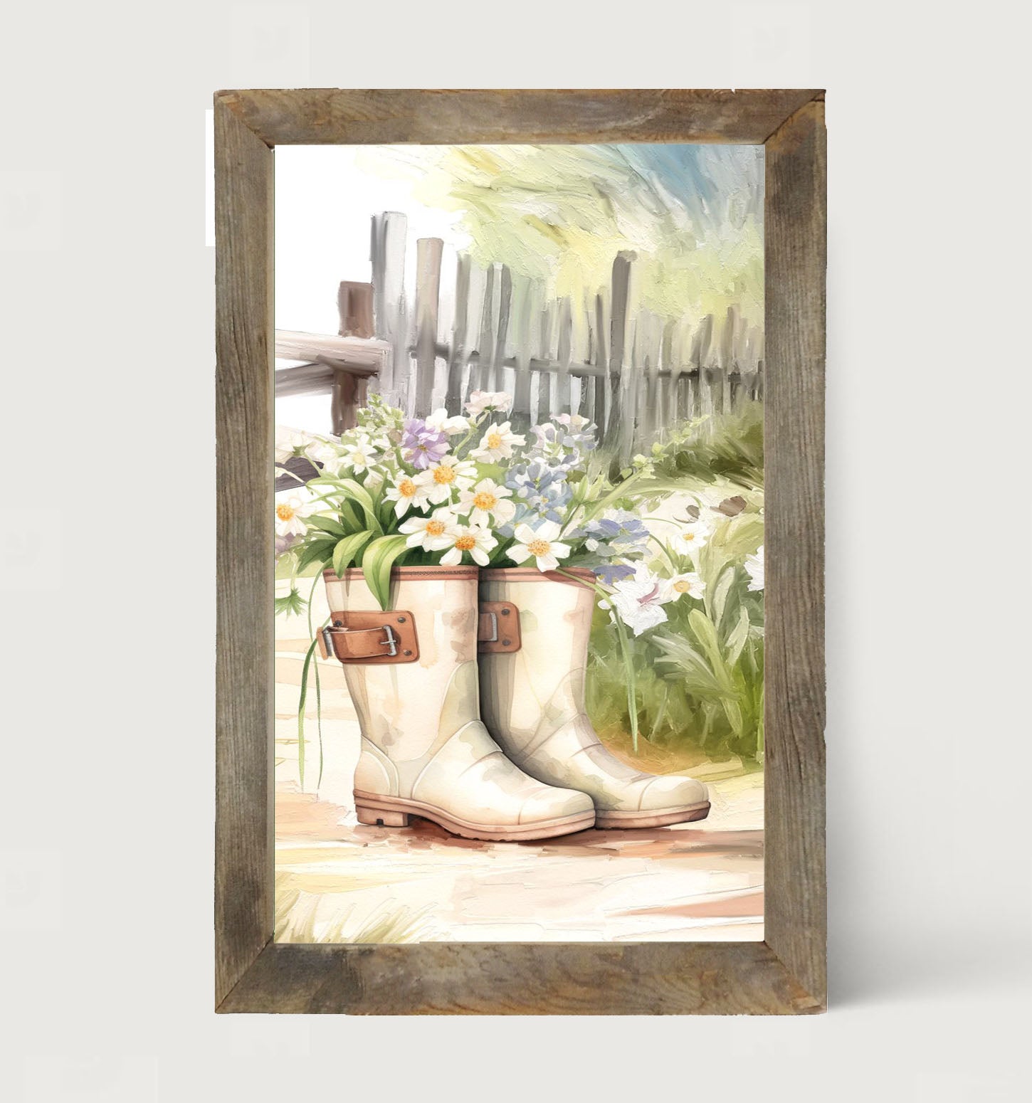 Gardening Boots 2 - Framed art