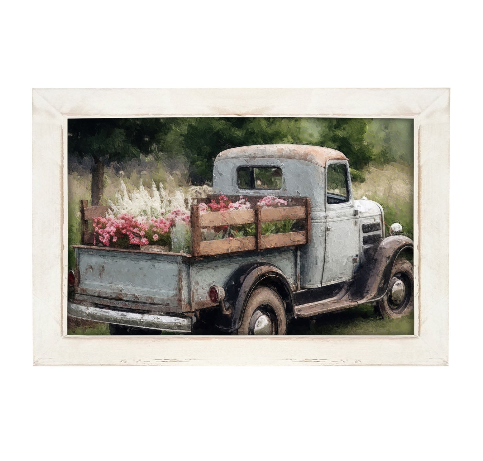 Blue Flower Truck