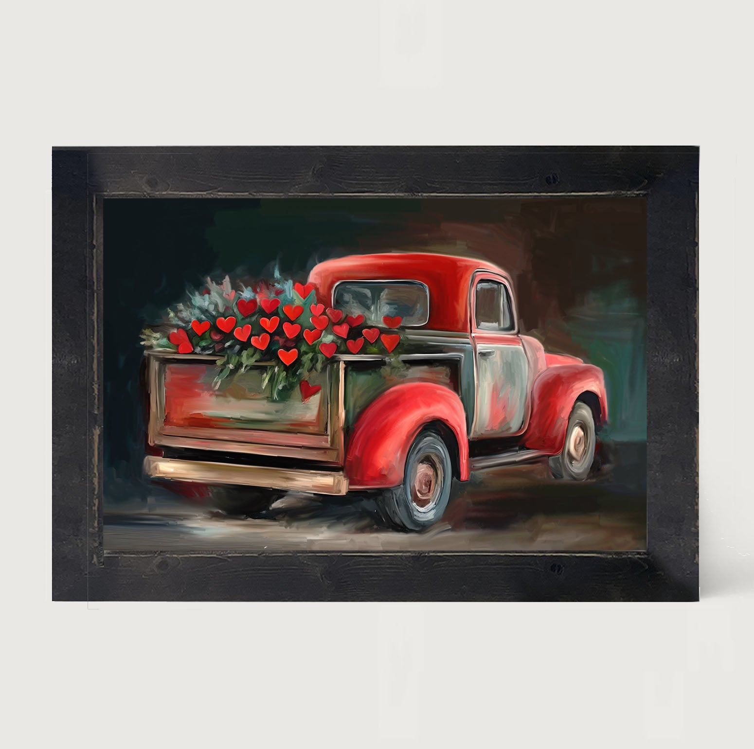 Valentine Truck - Framed art