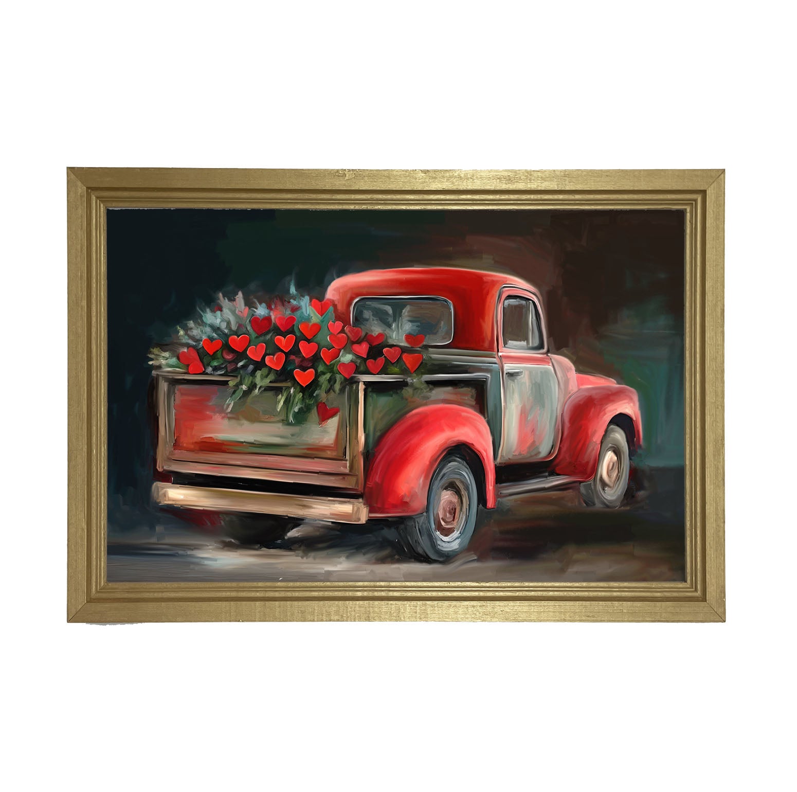 Valentine Truck - Framed art