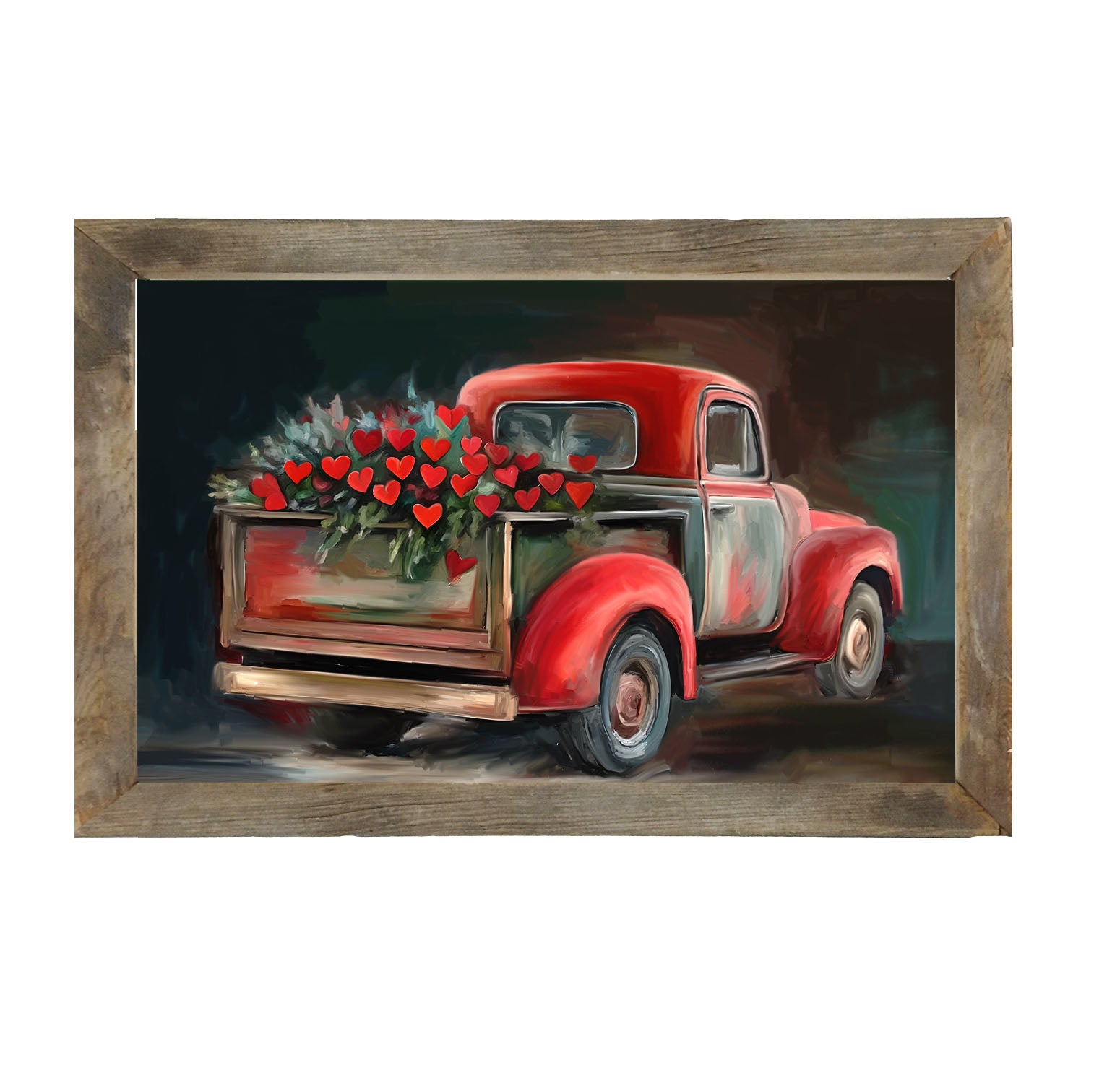 Valentine Truck - Framed art
