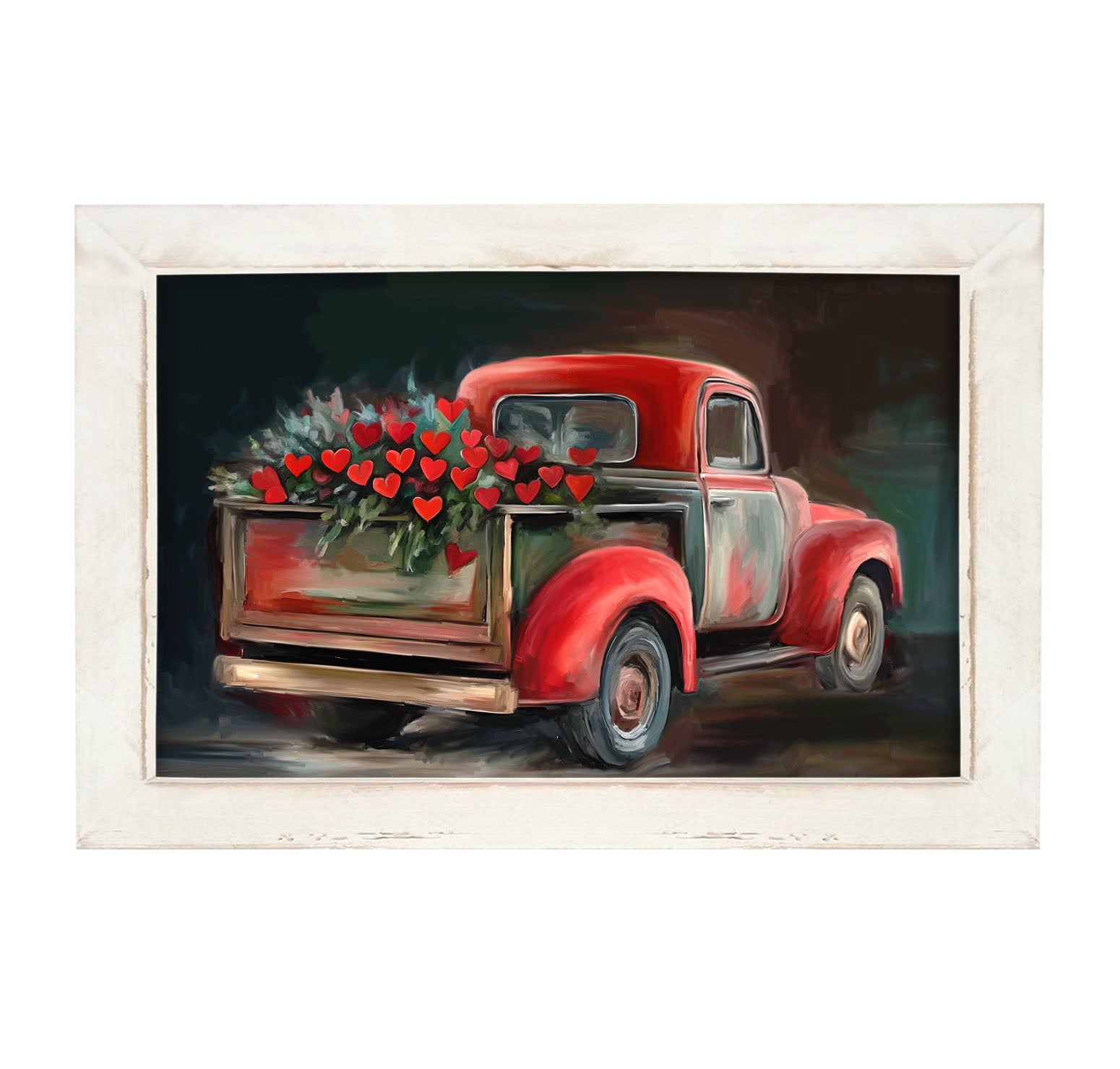 Valentine Truck - Framed art