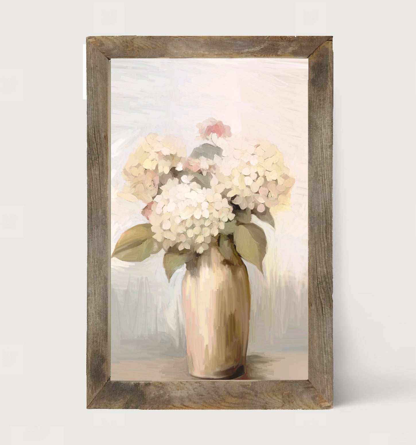 Bouquet of Hydrangeas - Framed art
