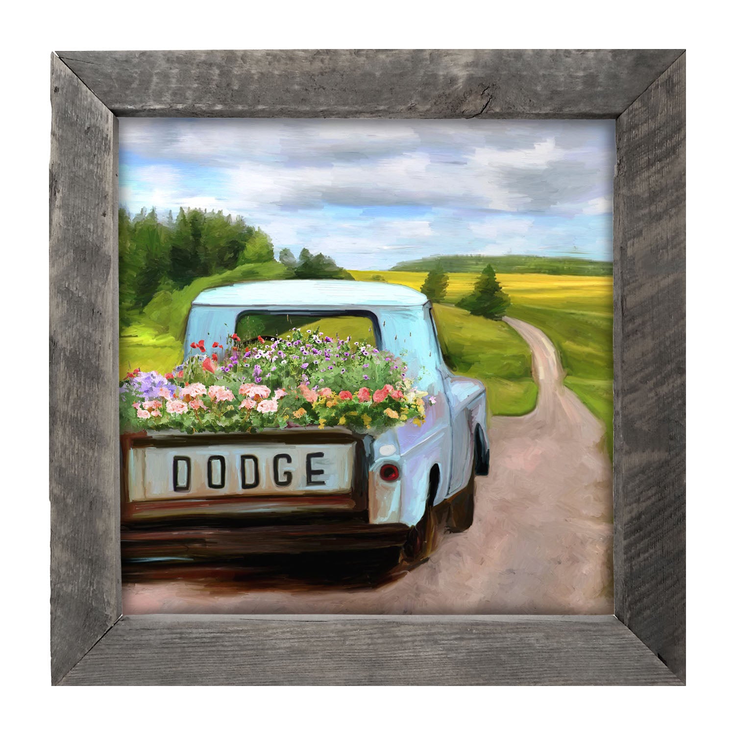 Dodge Flower Truck - Framed art