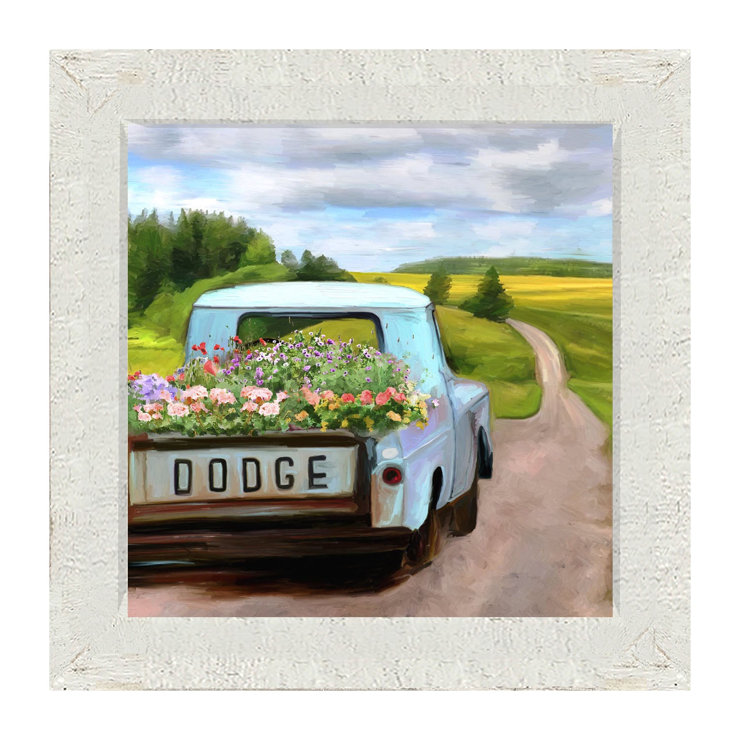 Dodge Flower Truck - Framed art