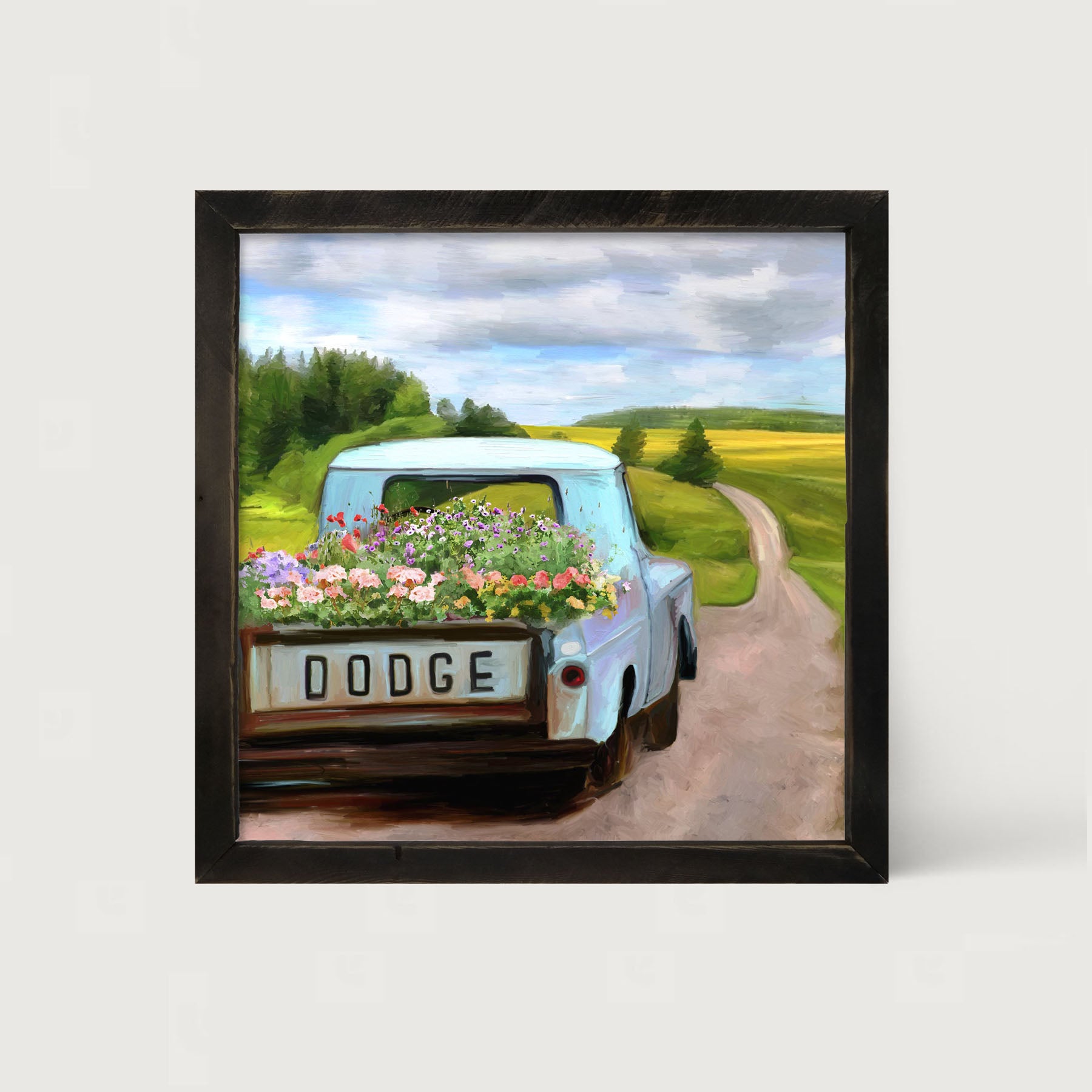 Dodge Flower Truck - Framed art