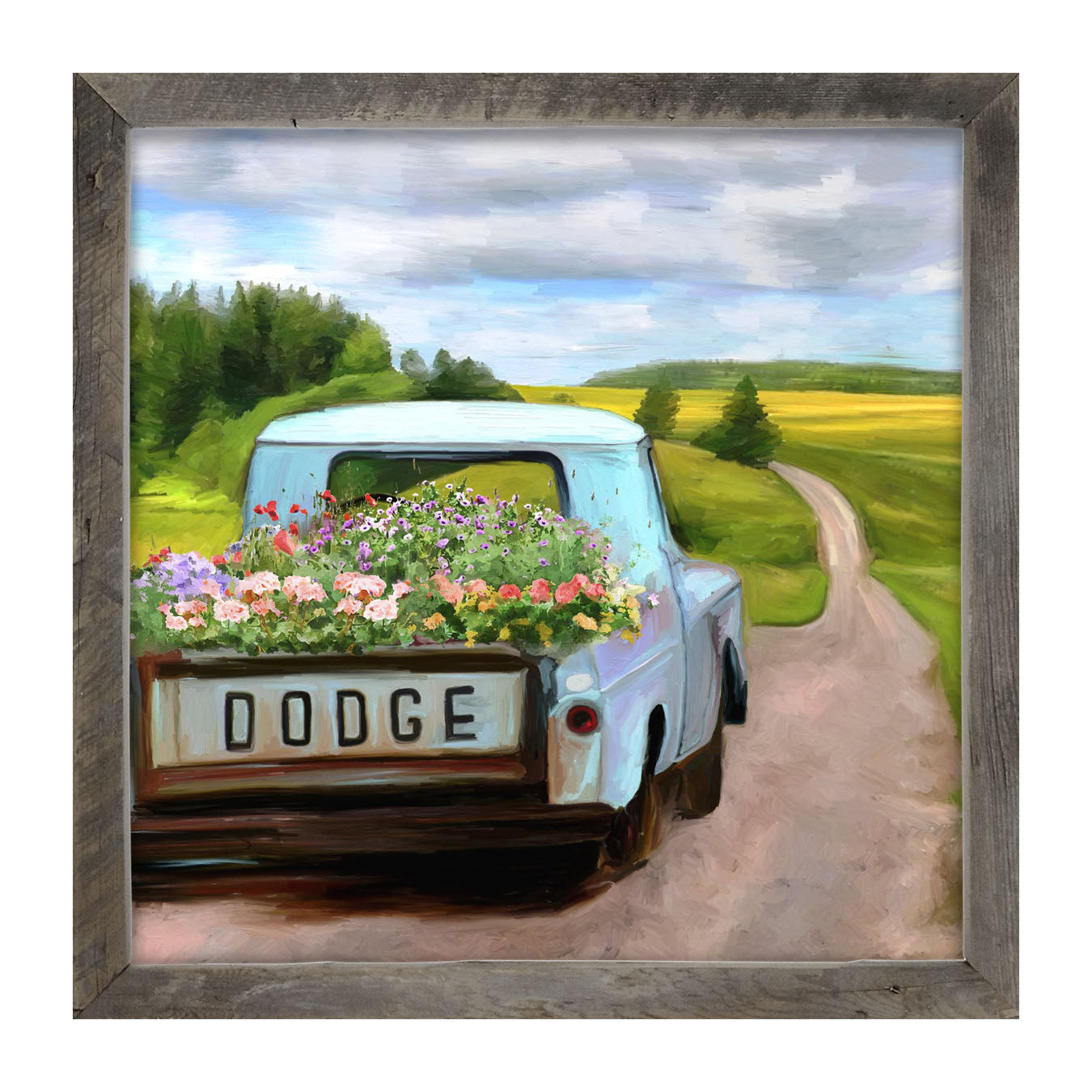 Dodge Flower Truck - Framed art