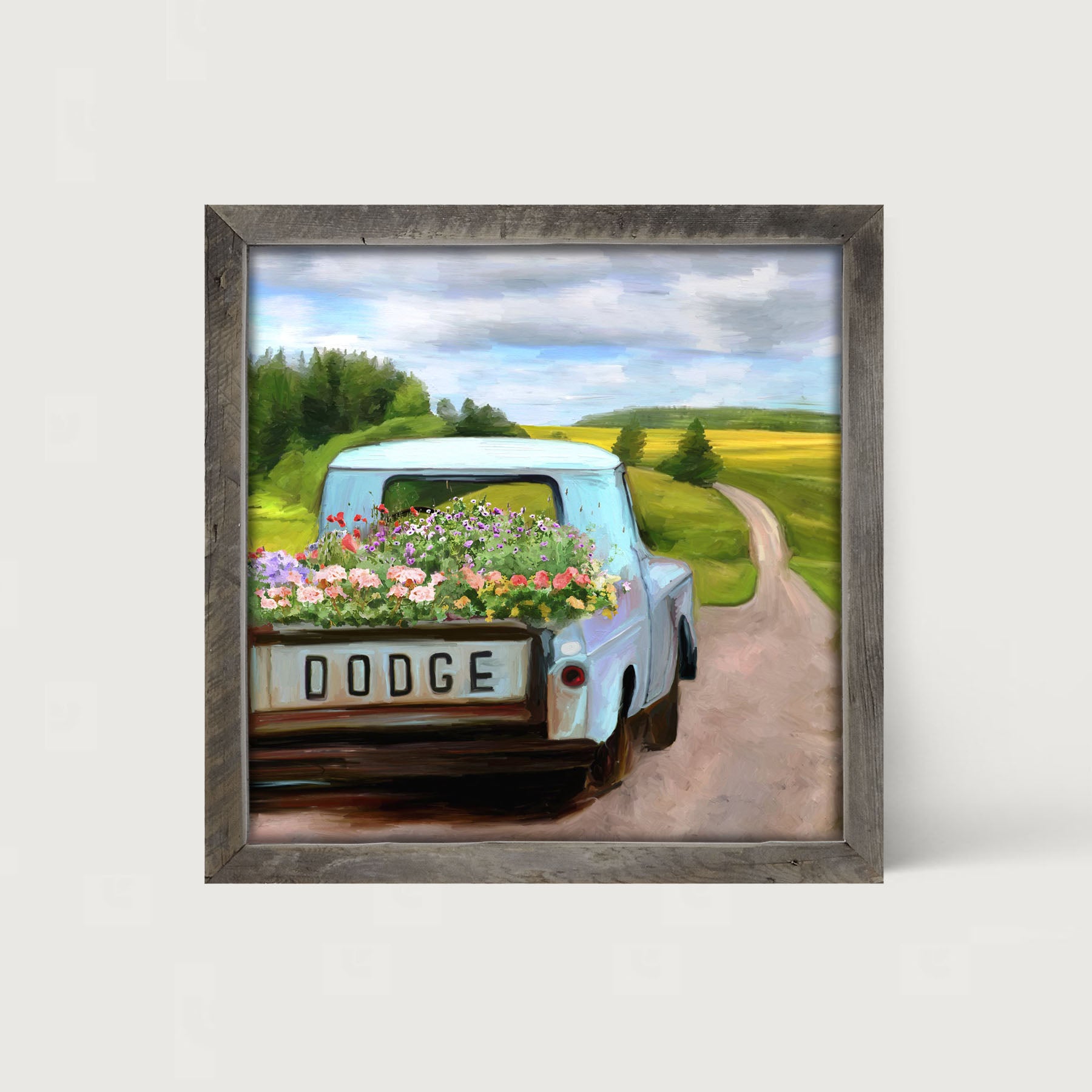 Dodge Flower Truck - Framed art