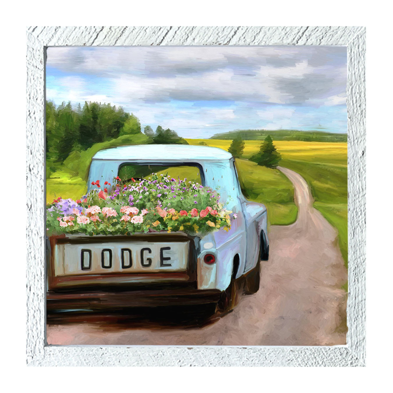 Dodge Flower Truck - Framed art