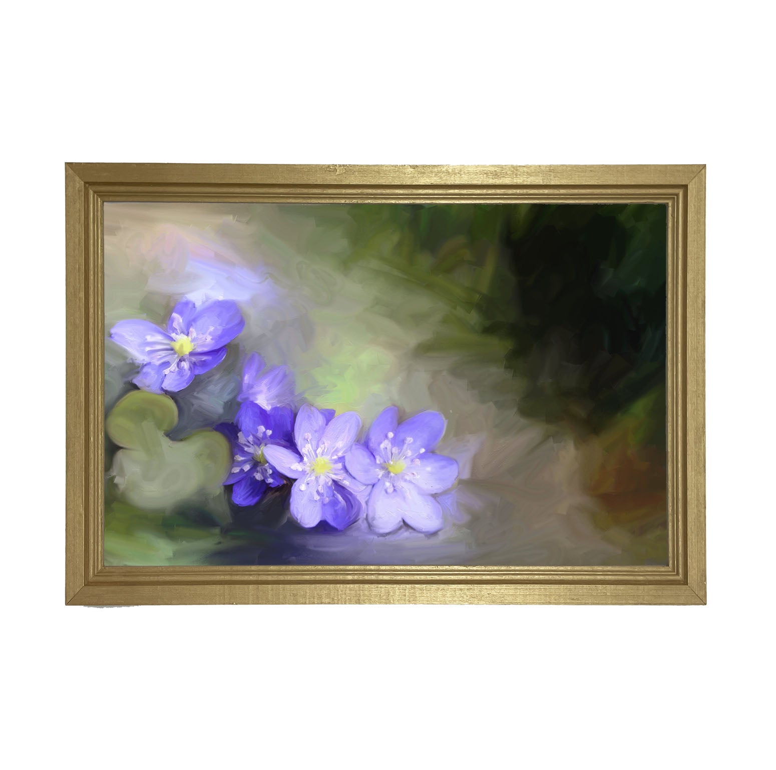 Purple Blooms - Framed art