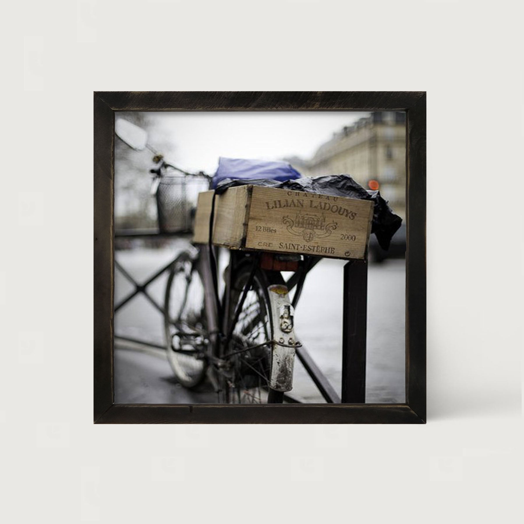 French Bicycle - Framed art