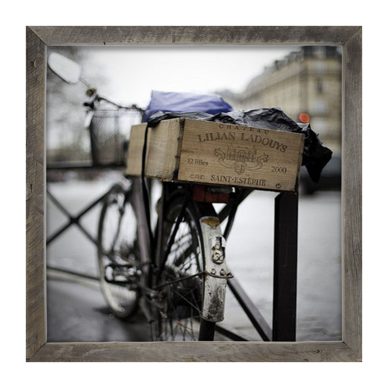 French Bicycle - Framed art