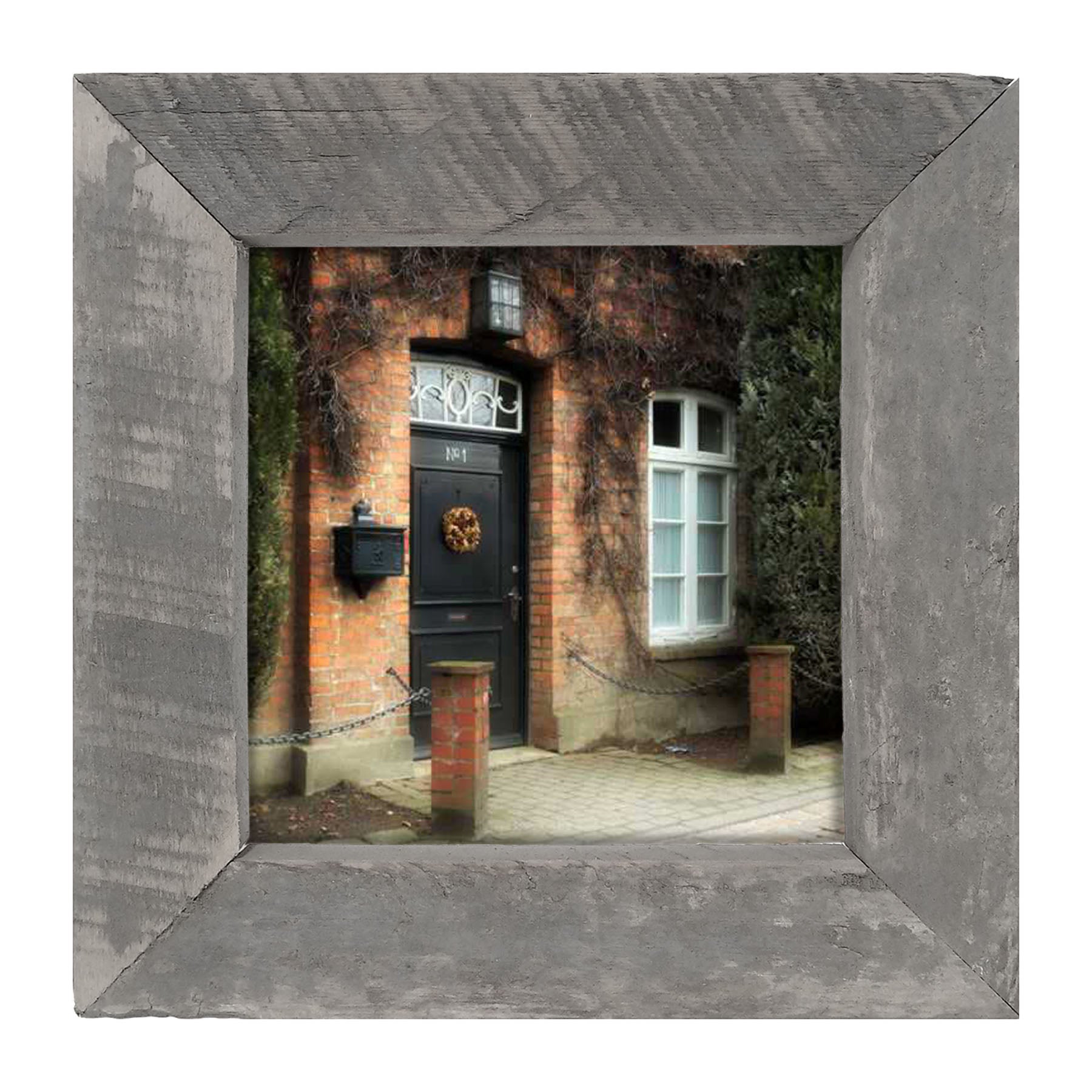 Tuscany Black Door - Framed art