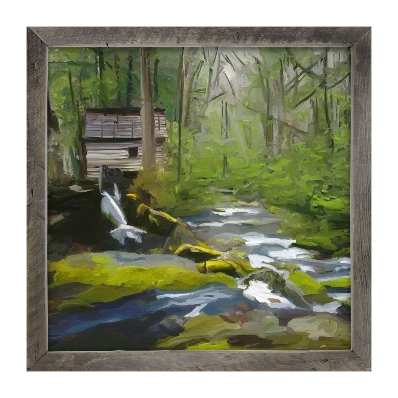 Forest Stream - Framed art