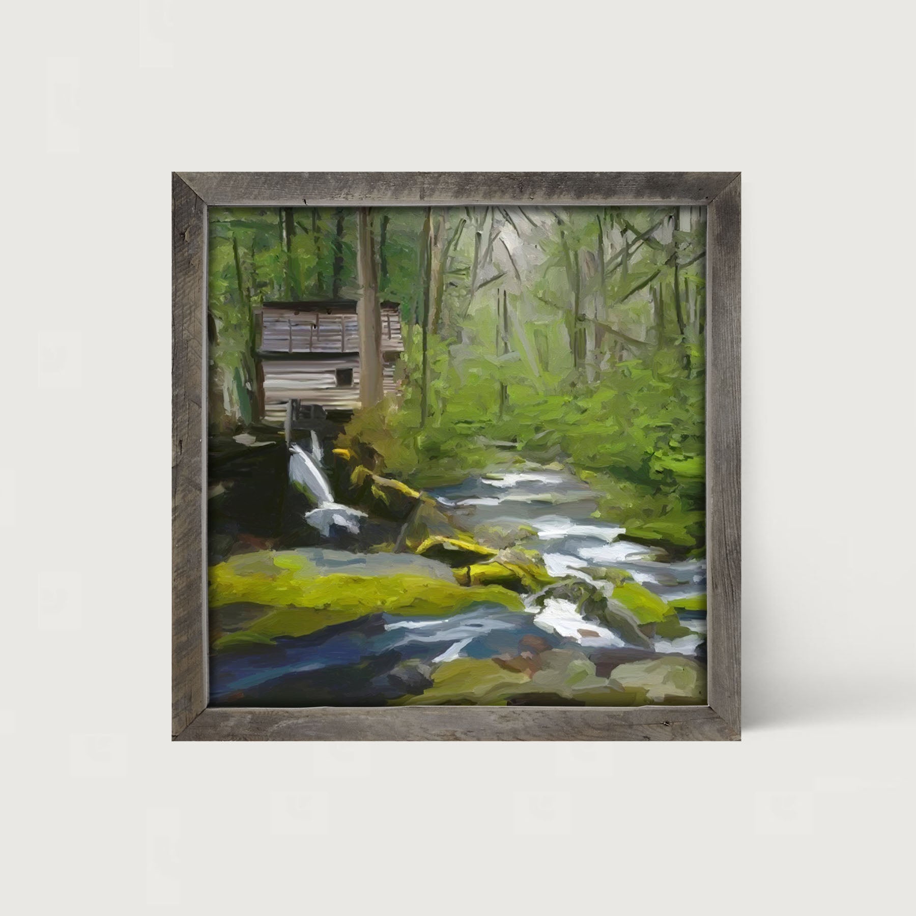 Forest Stream - Framed art