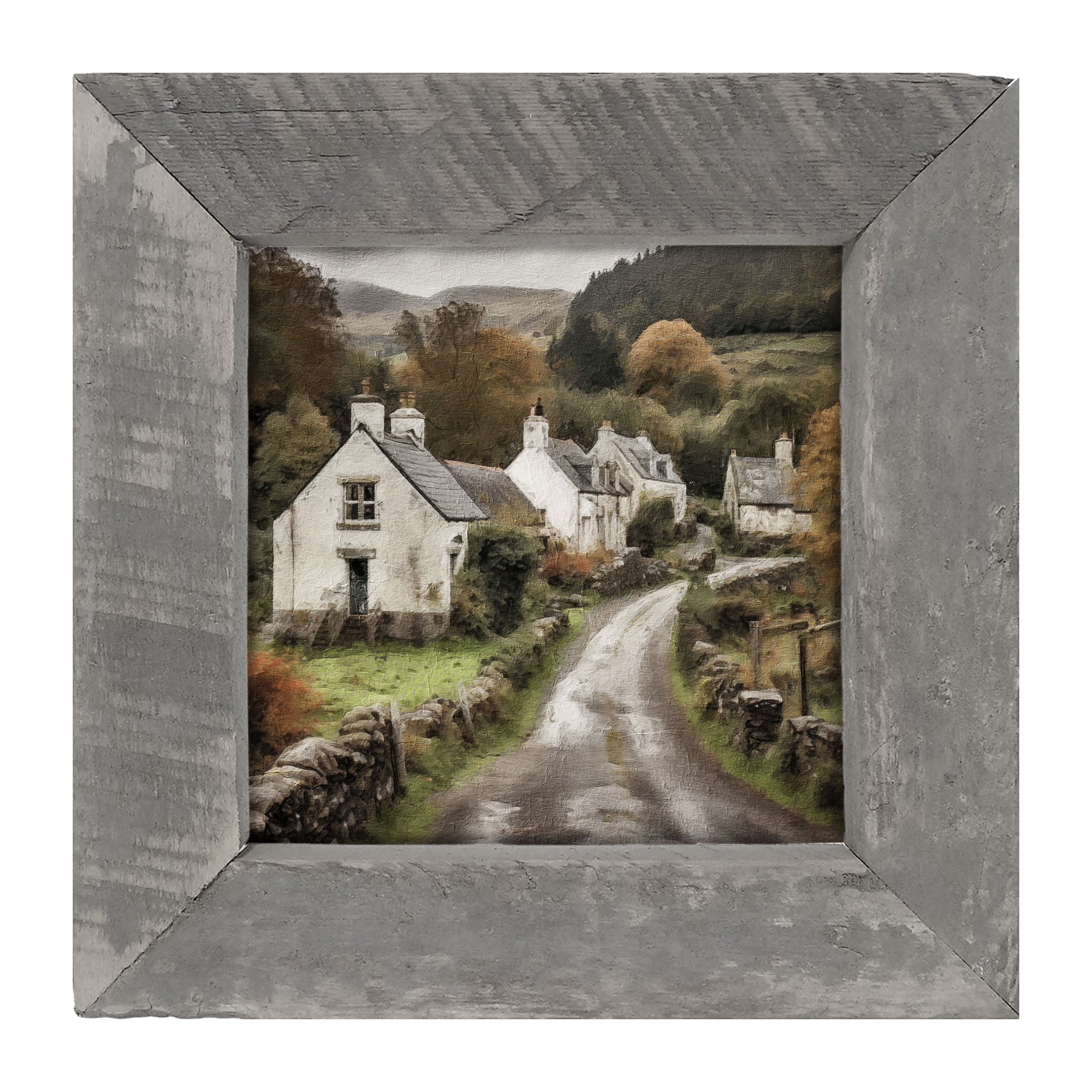 Old Village Road - Framed art