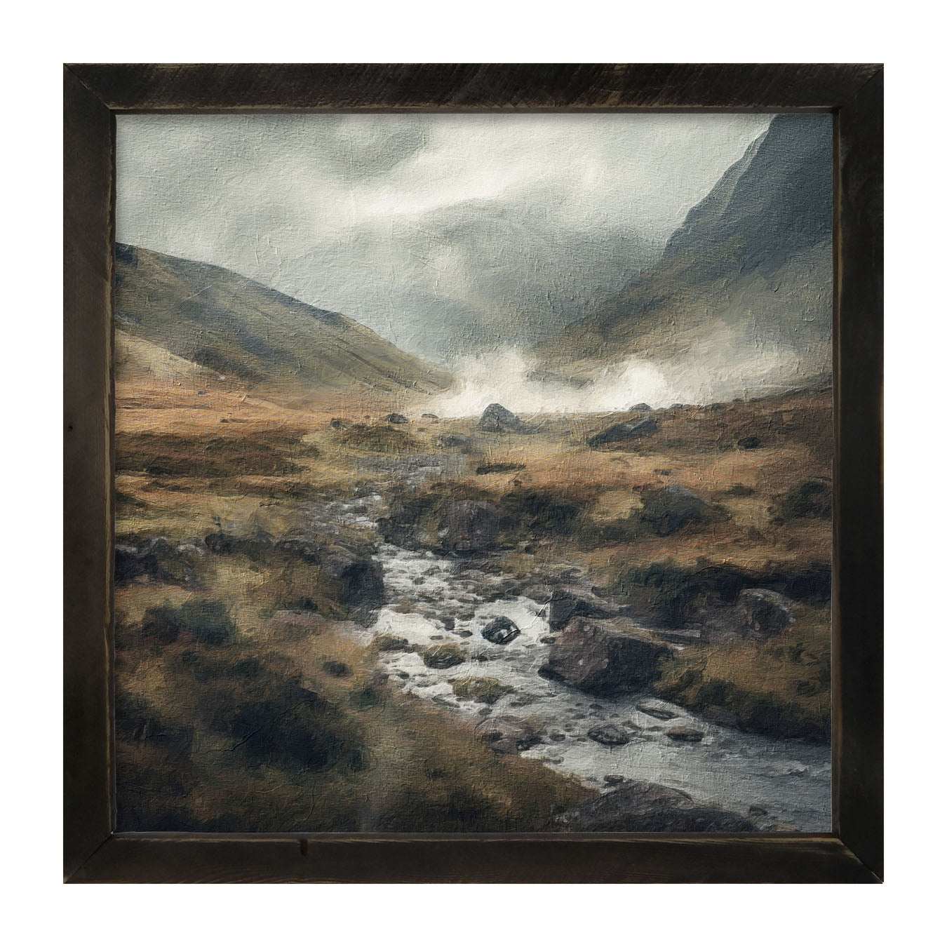 Stone Valley - Framed art