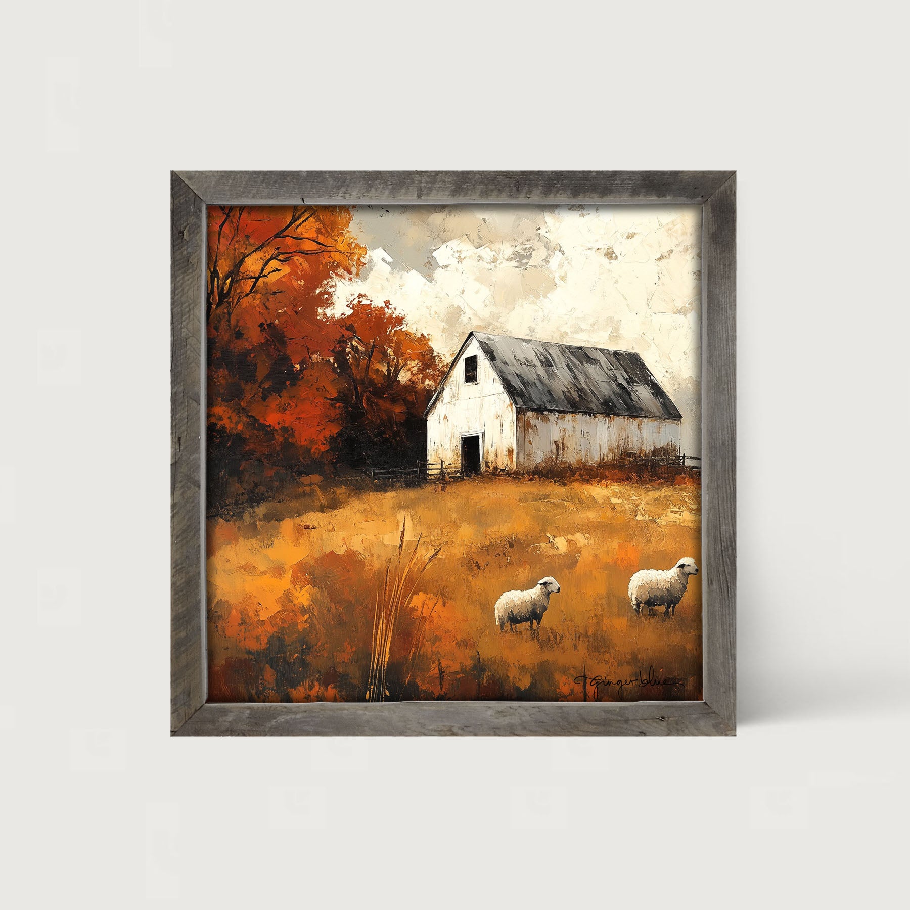 Sheep in Autumn