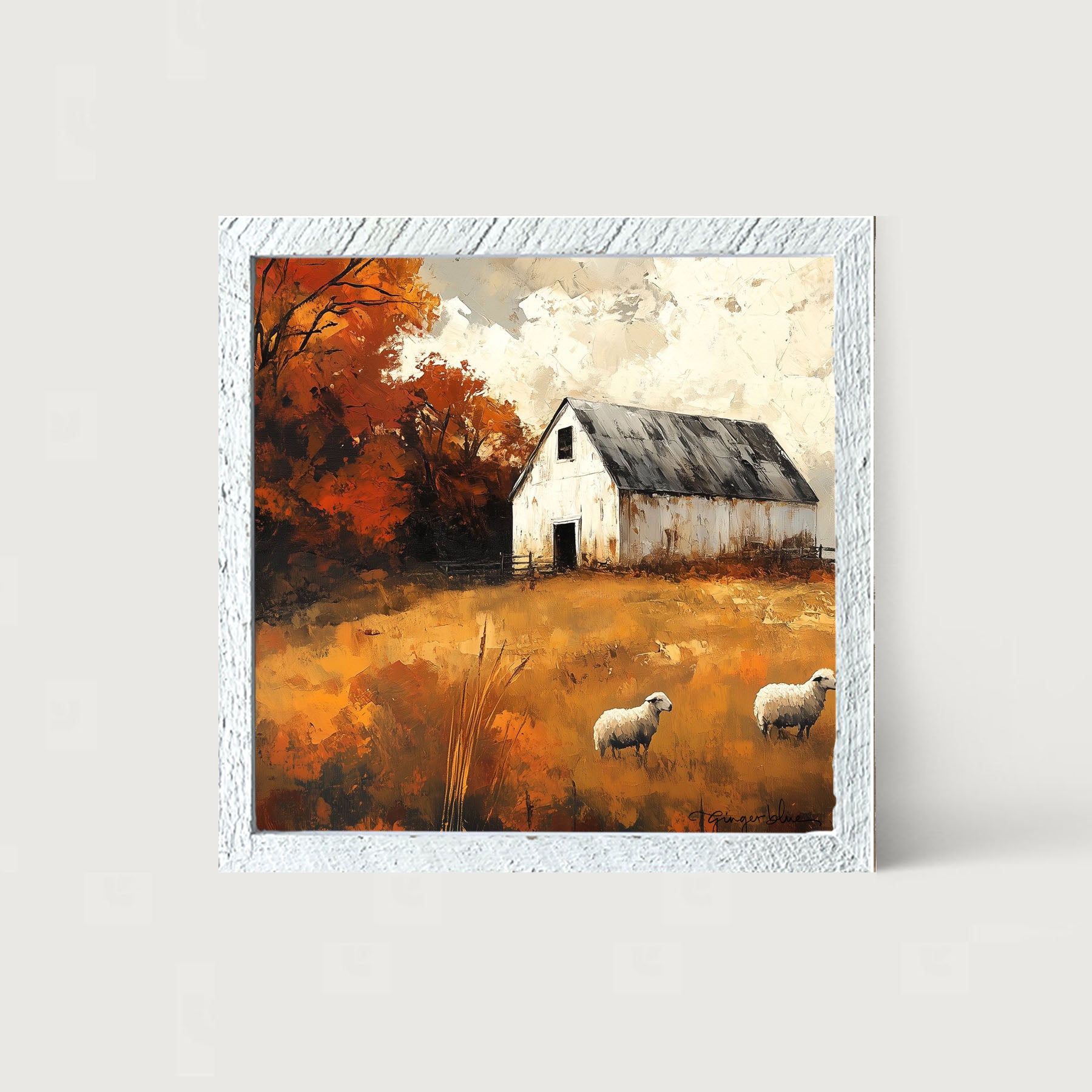 Sheep in Autumn