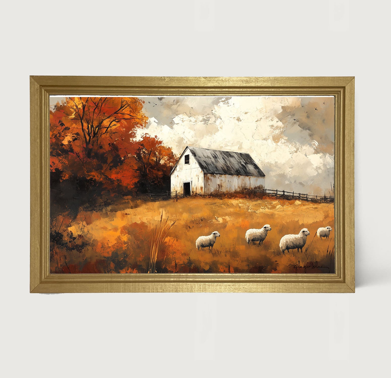 Sheep in Autumn