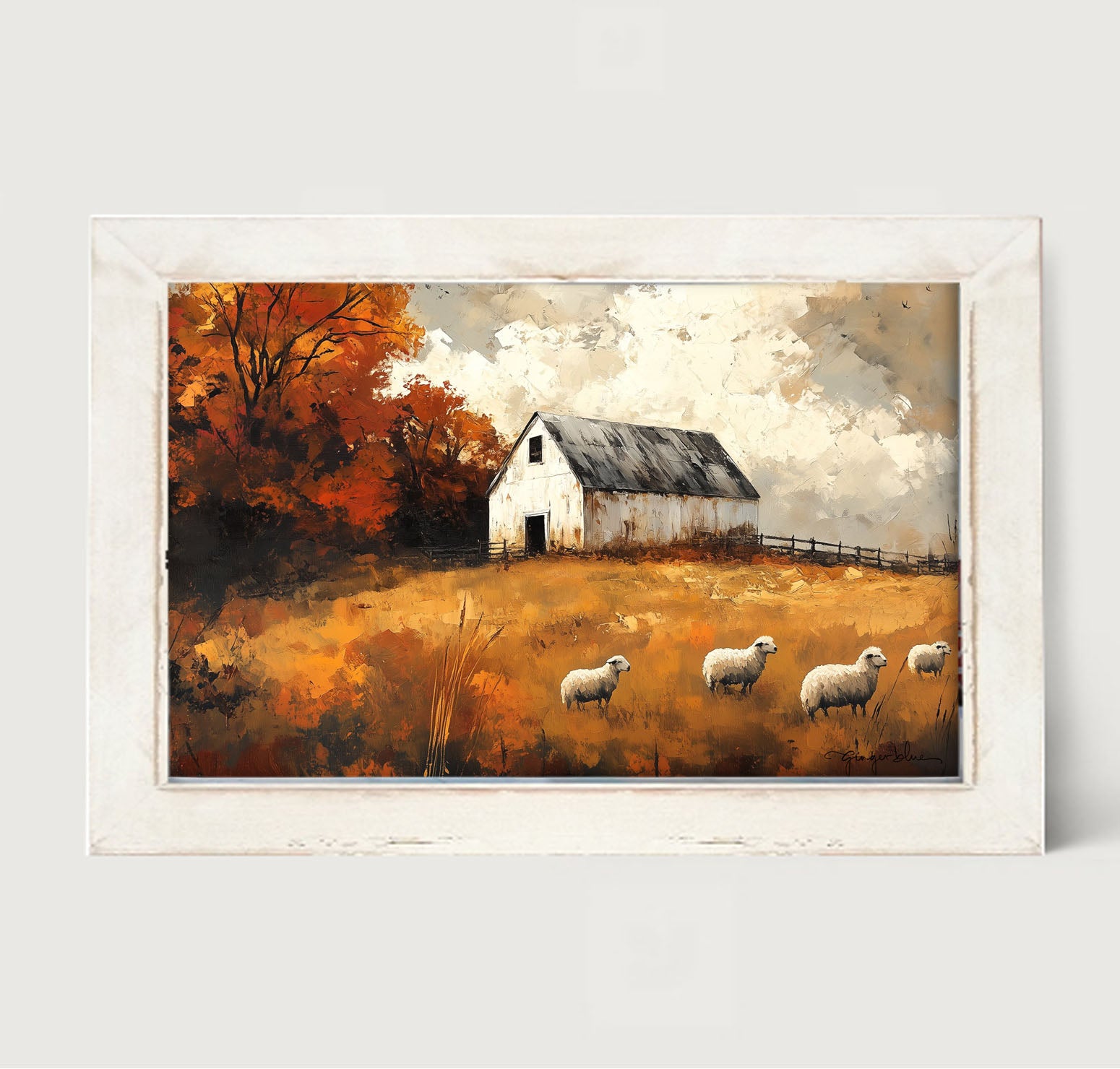 Sheep in Autumn