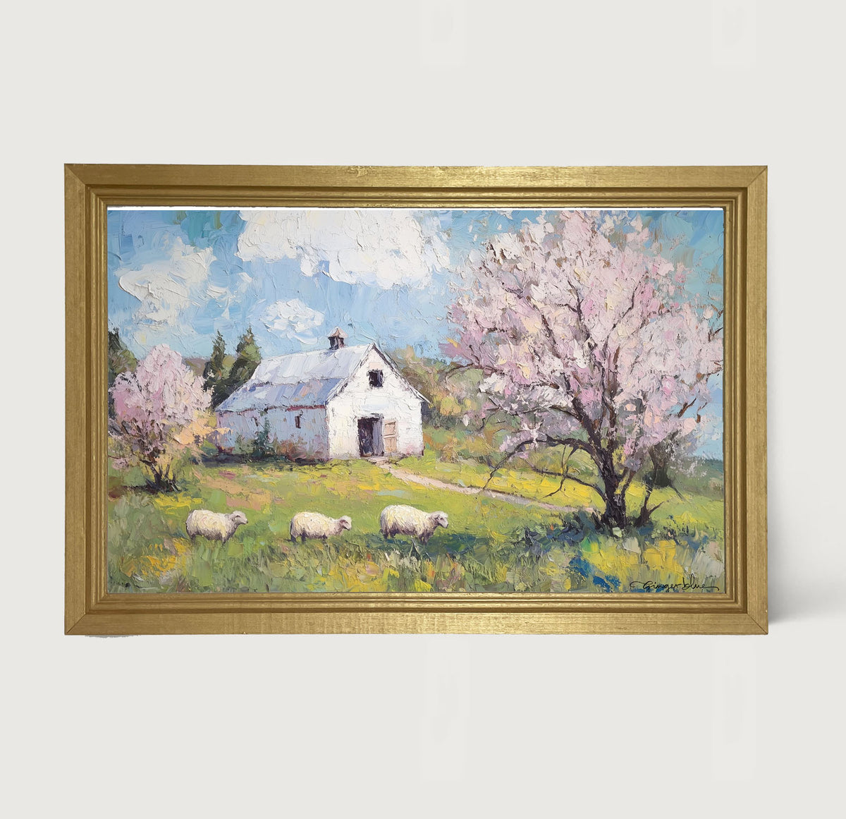 Sheep in Spring