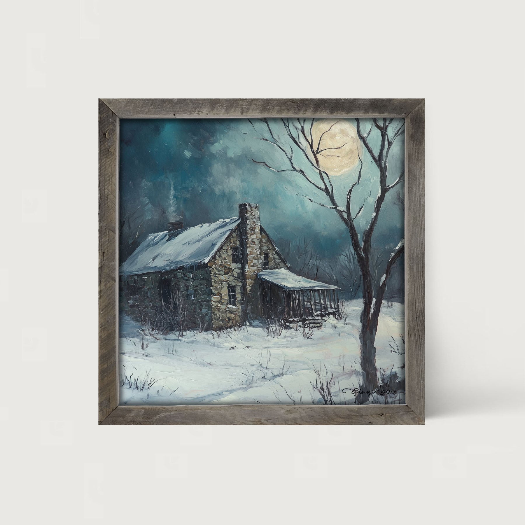 Country House in Winter
