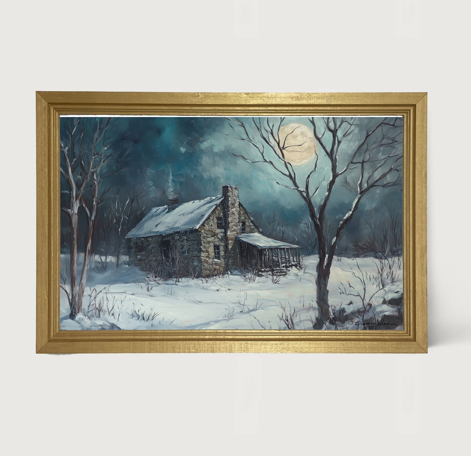 Country House in Winter