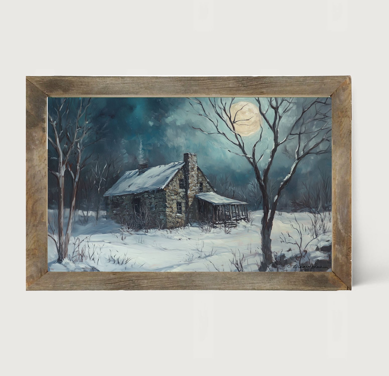 Country House in Winter
