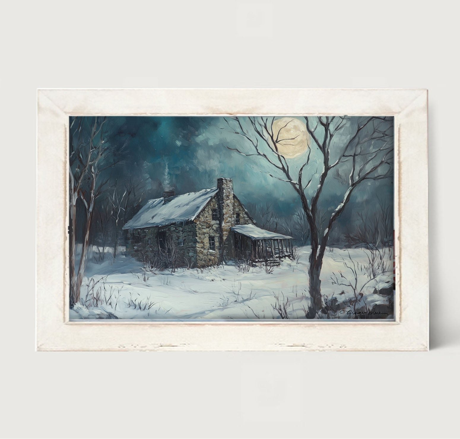 Country House in Winter