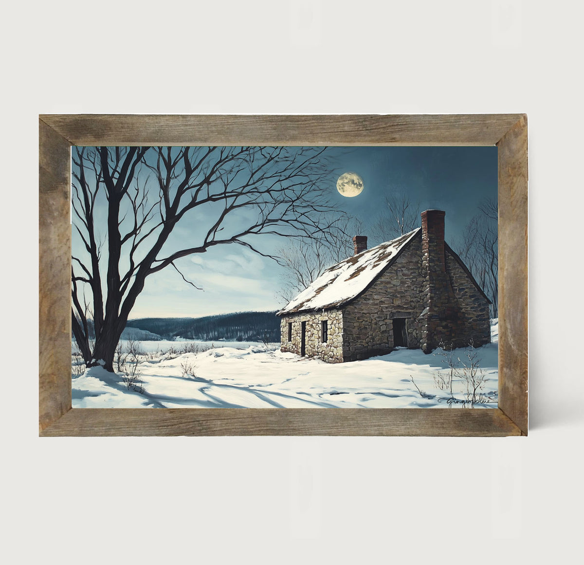 Moon-lit Country House