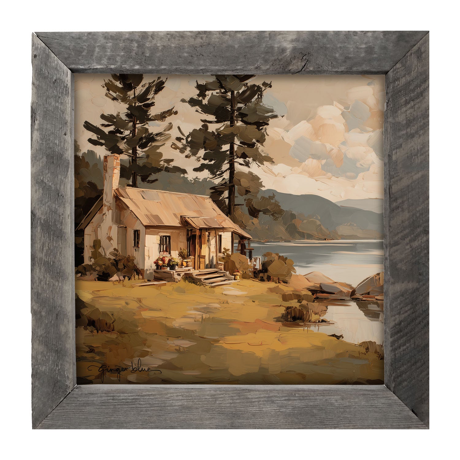 Adirondack Cabin - Framed Art