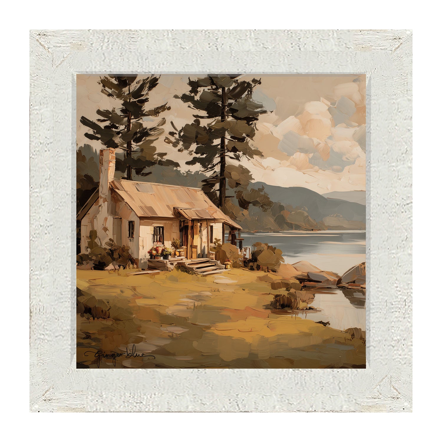 Adirondack Cabin - Framed Art