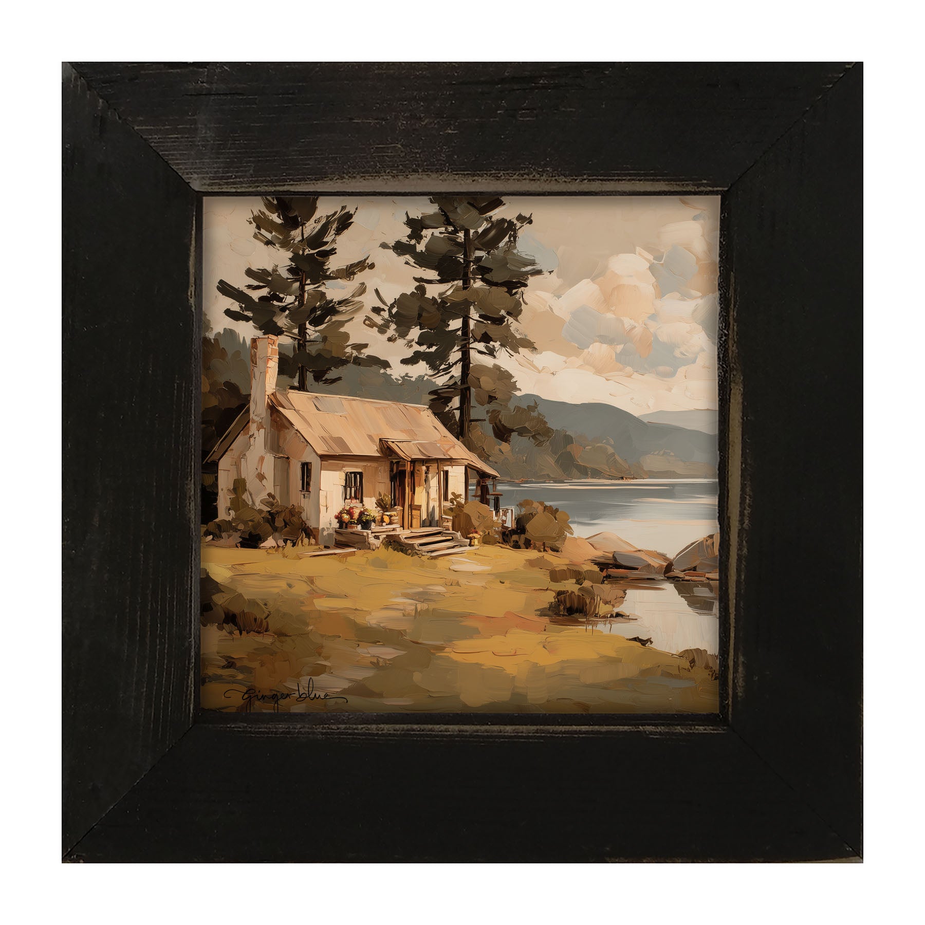 Adirondack Cabin - Framed Art