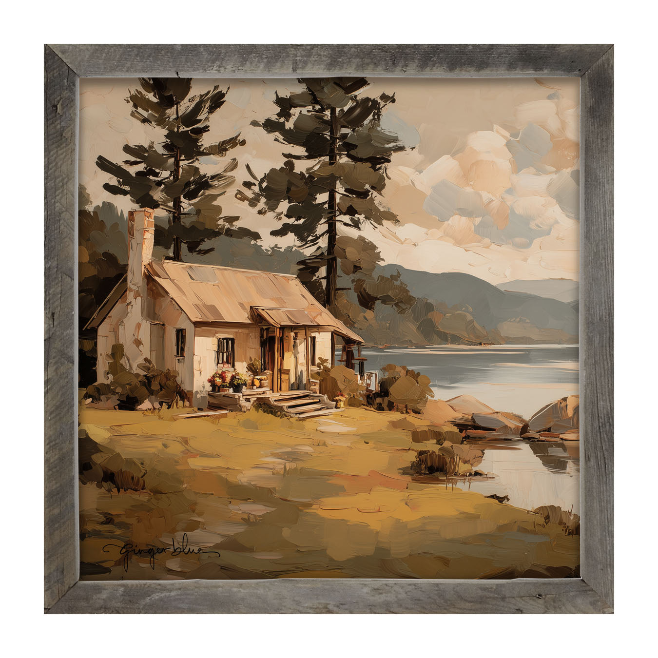 Adirondack Cabin - Framed Art