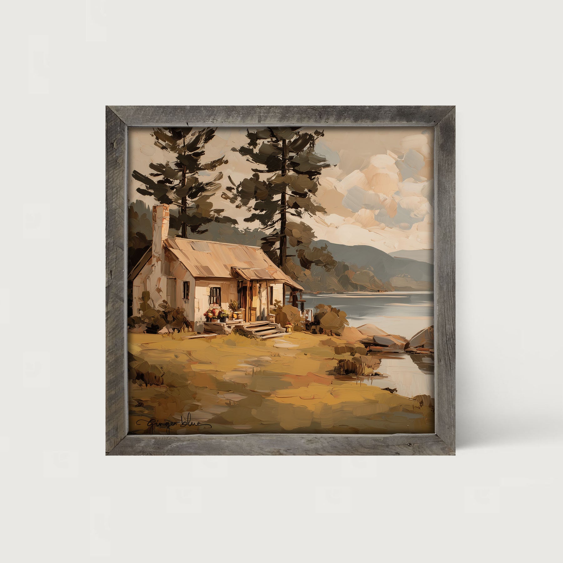 Adirondack Cabin - Framed Art