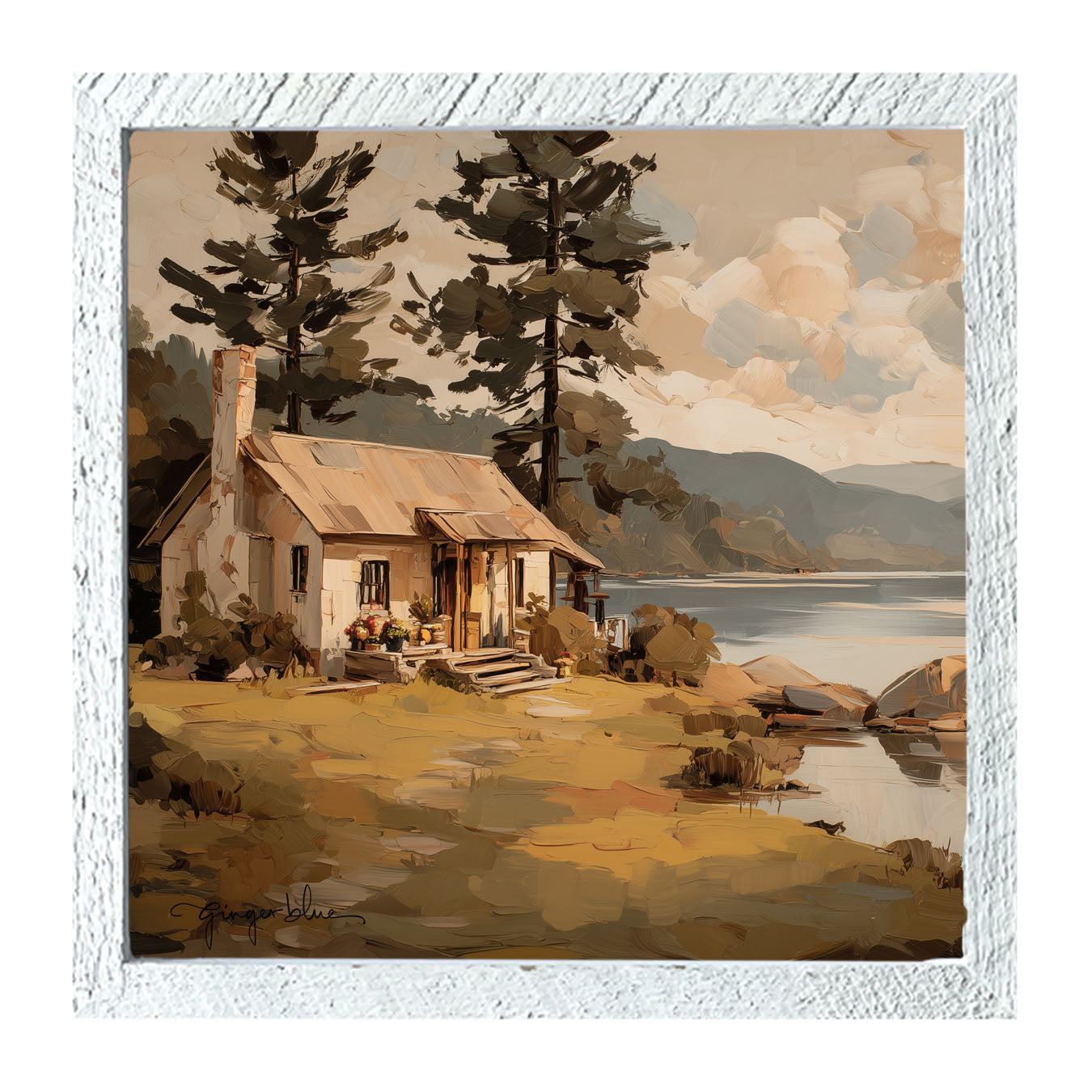 Adirondack Cabin - Framed Art
