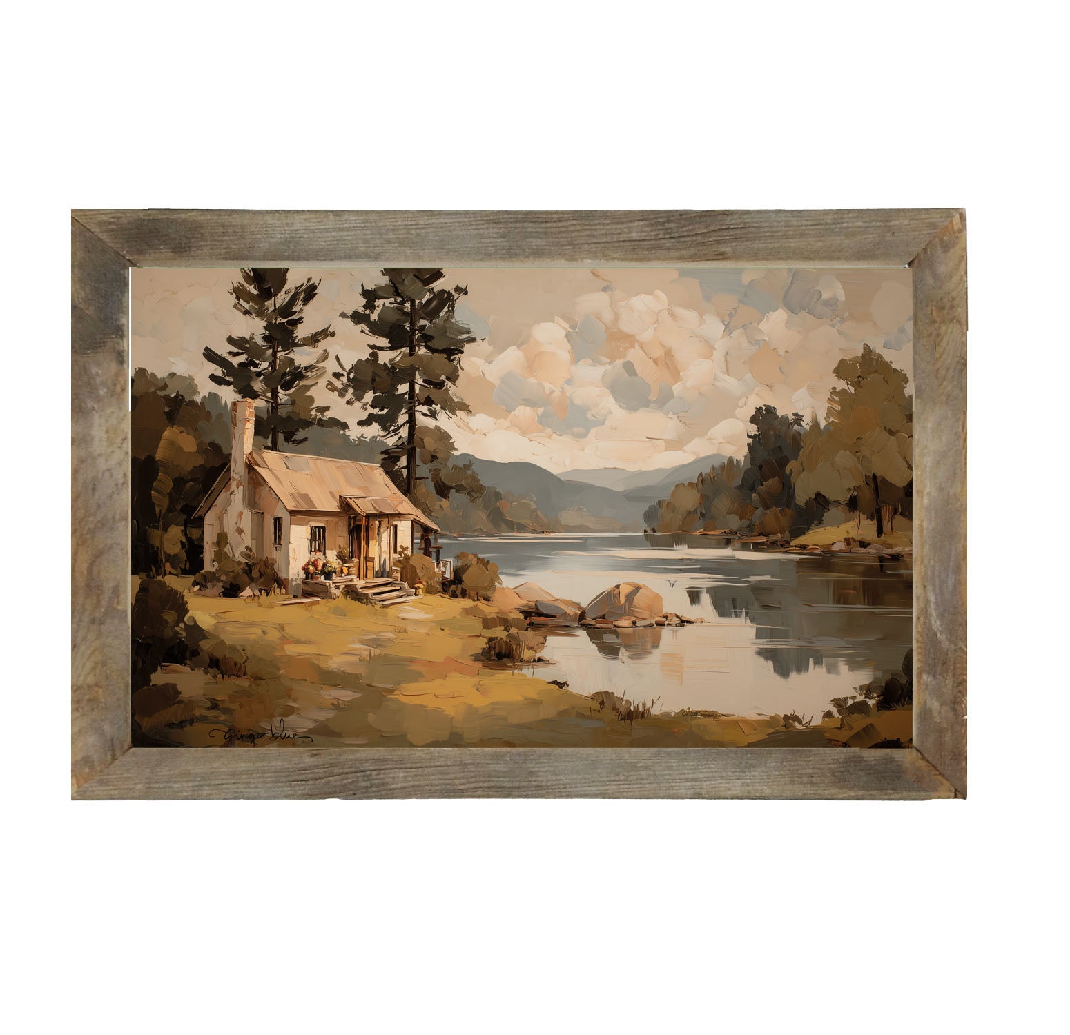 Adirondack Cabin - Framed Art
