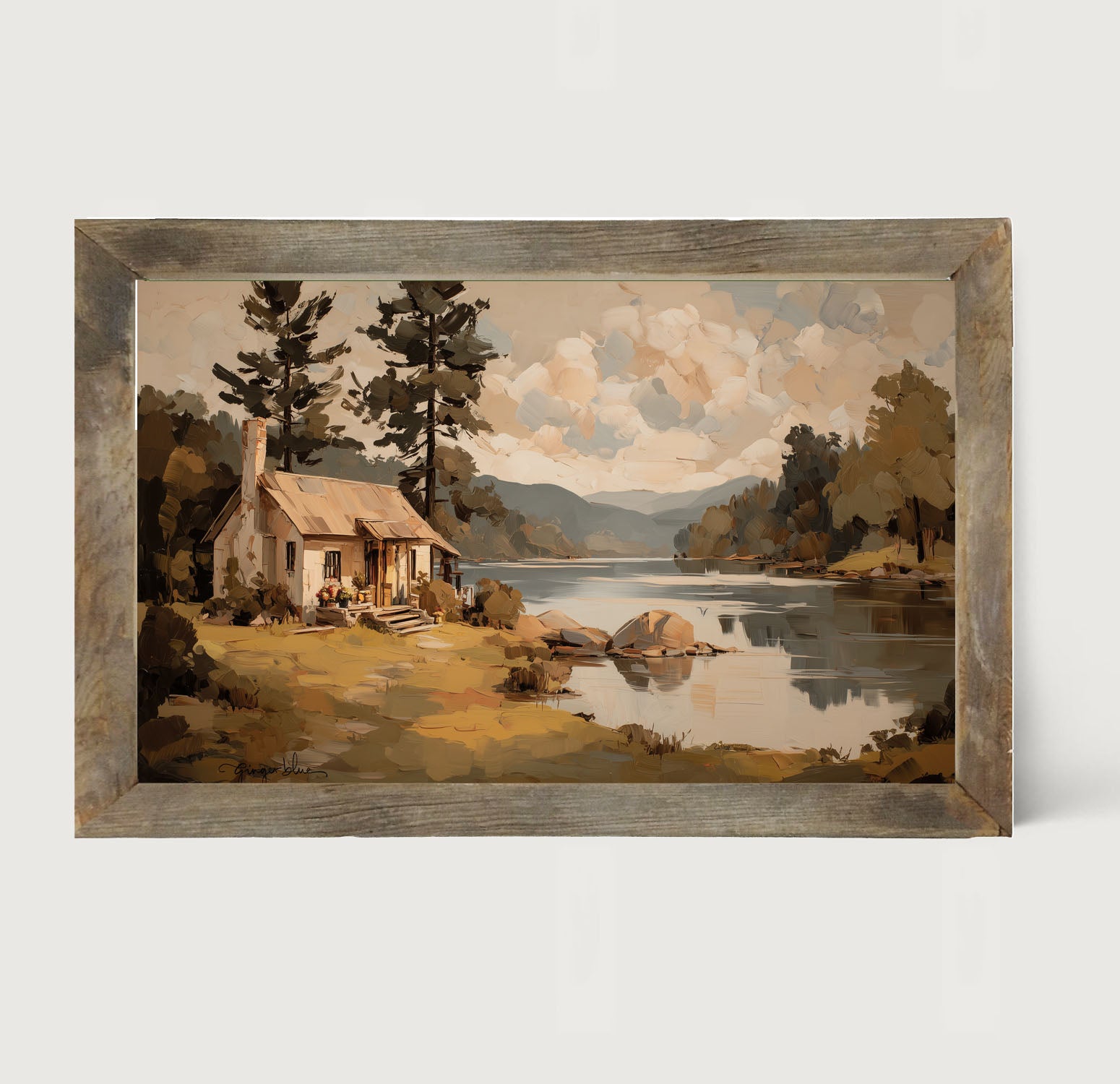 Adirondack Cabin - Framed Art