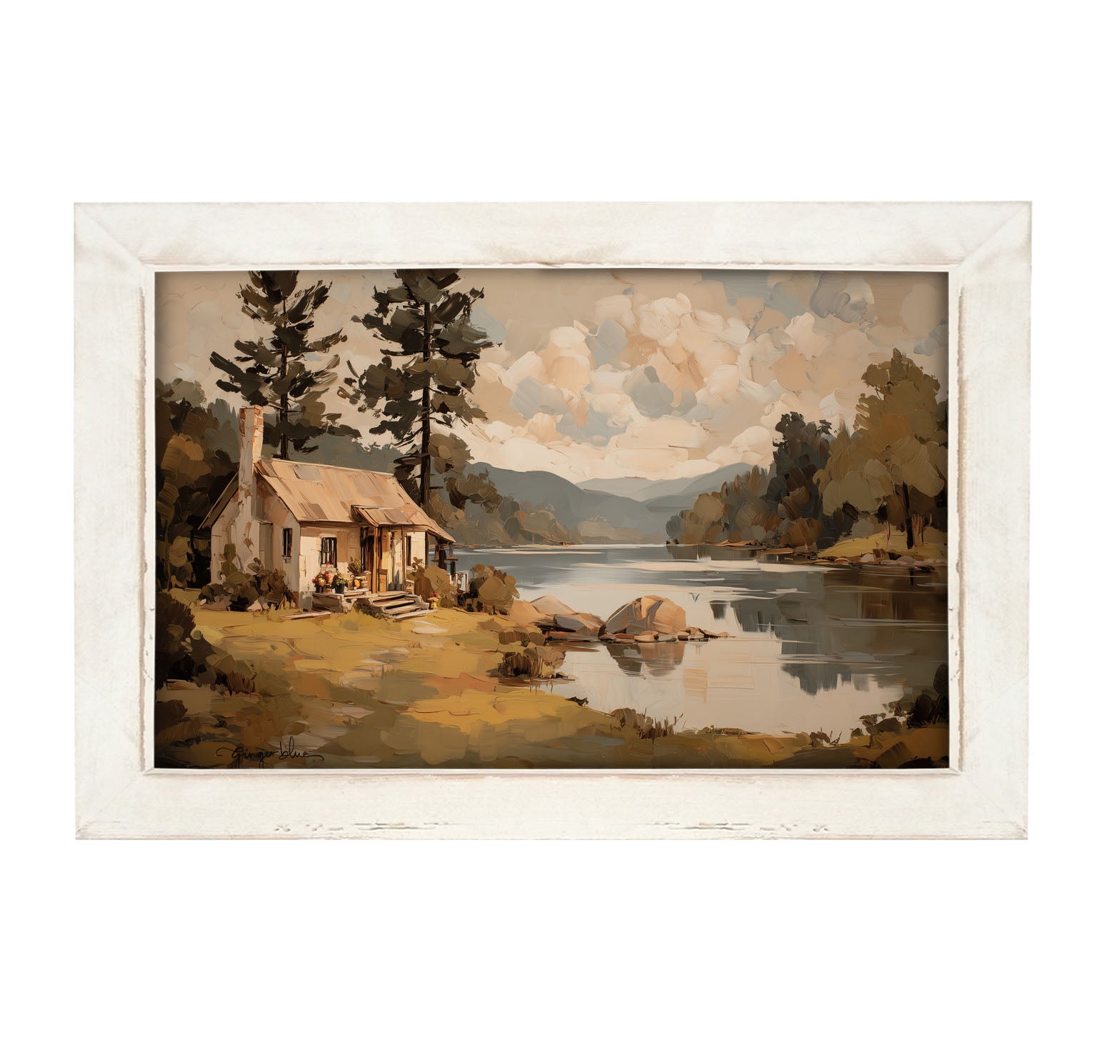 Adirondack Cabin - Framed Art
