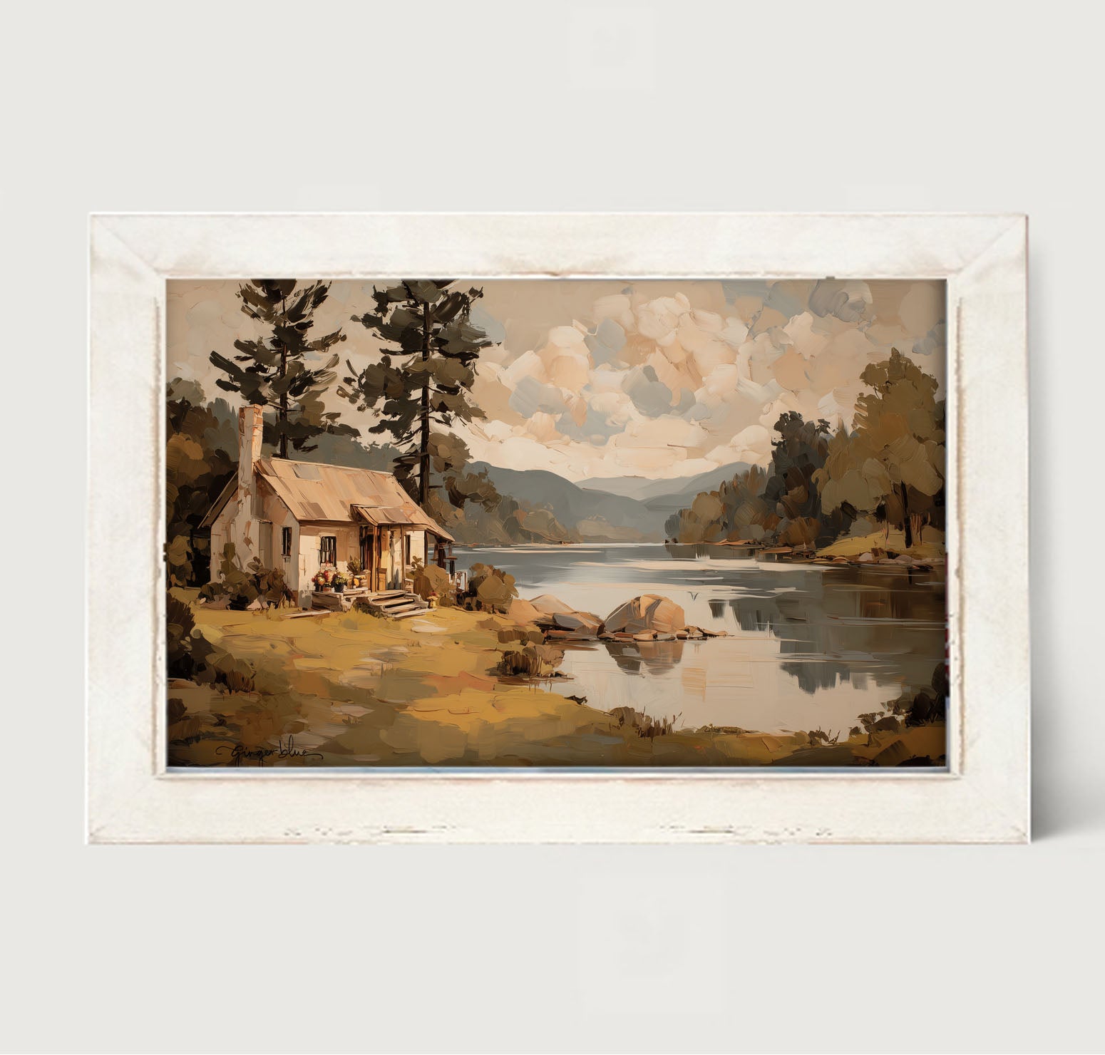 Adirondack Cabin - Framed Art