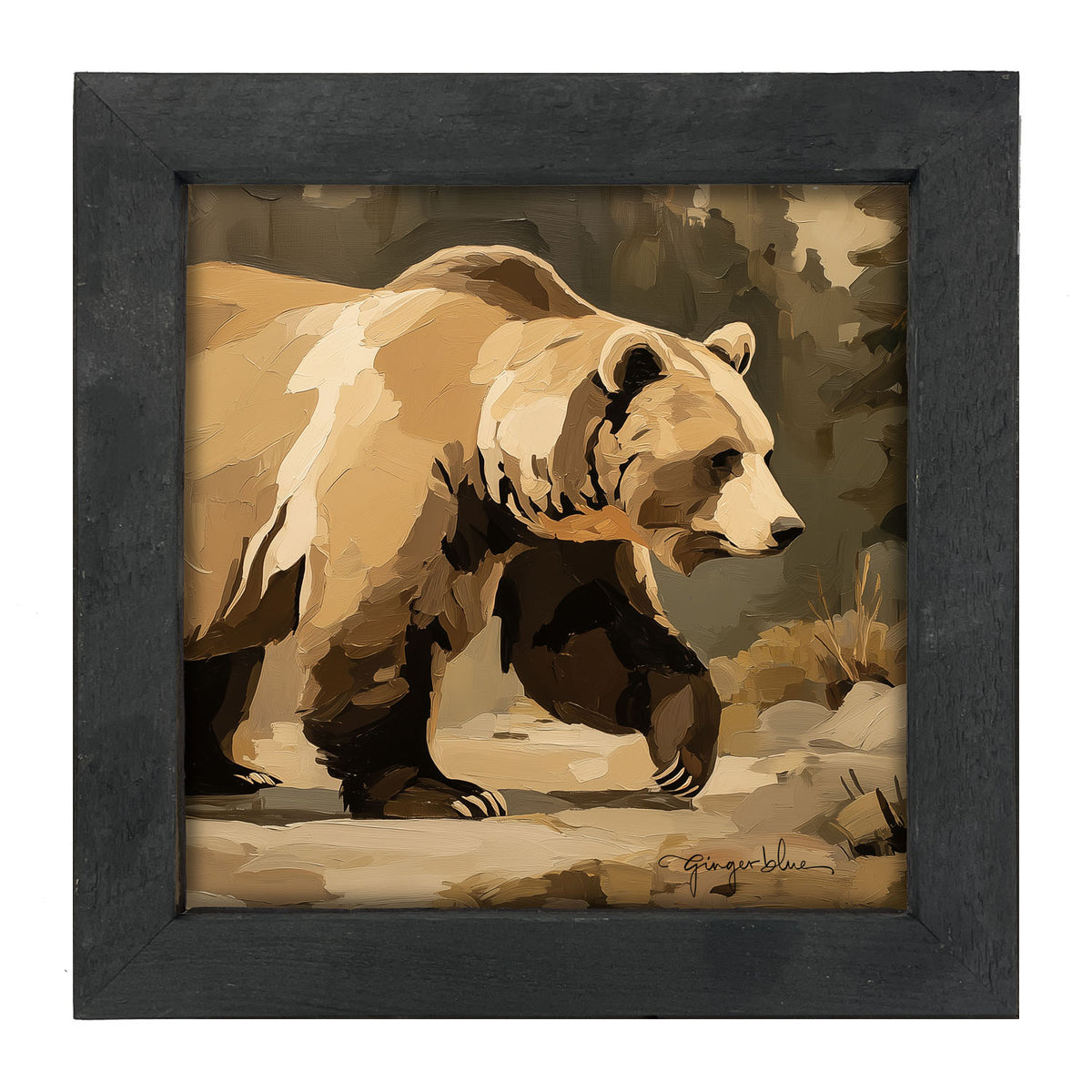 Adirondack Bear - Framed Art