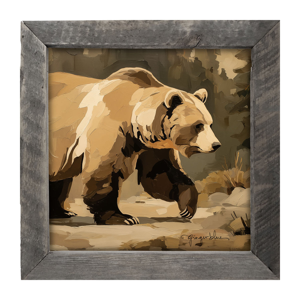 Adirondack Bear - Framed Art