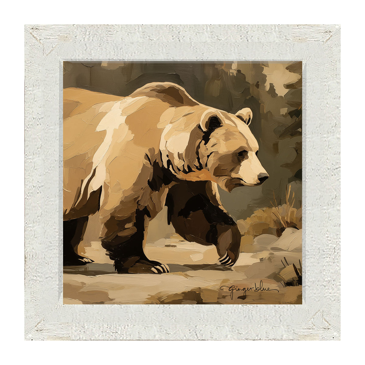 Adirondack Bear - Framed Art
