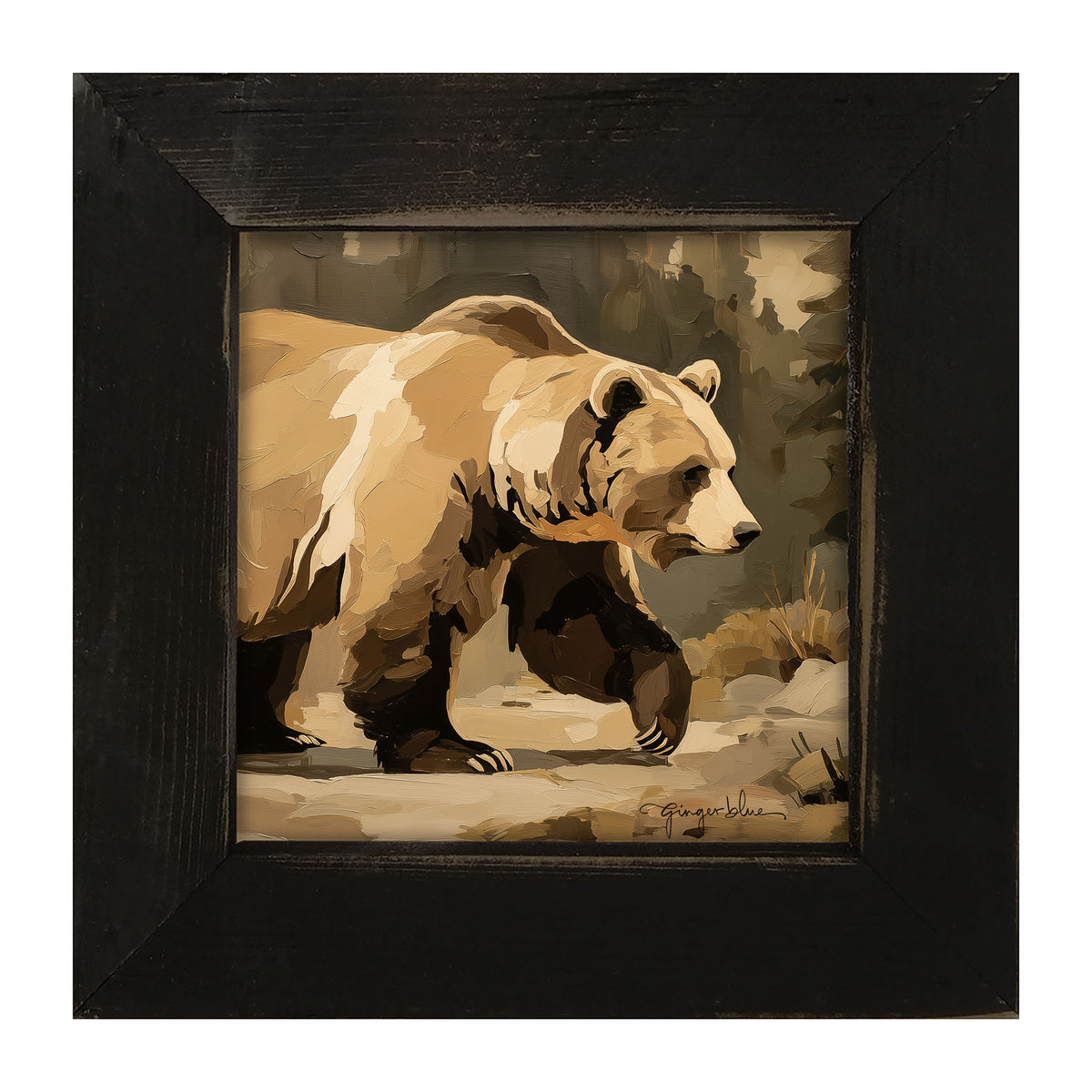Adirondack Bear - Framed Art
