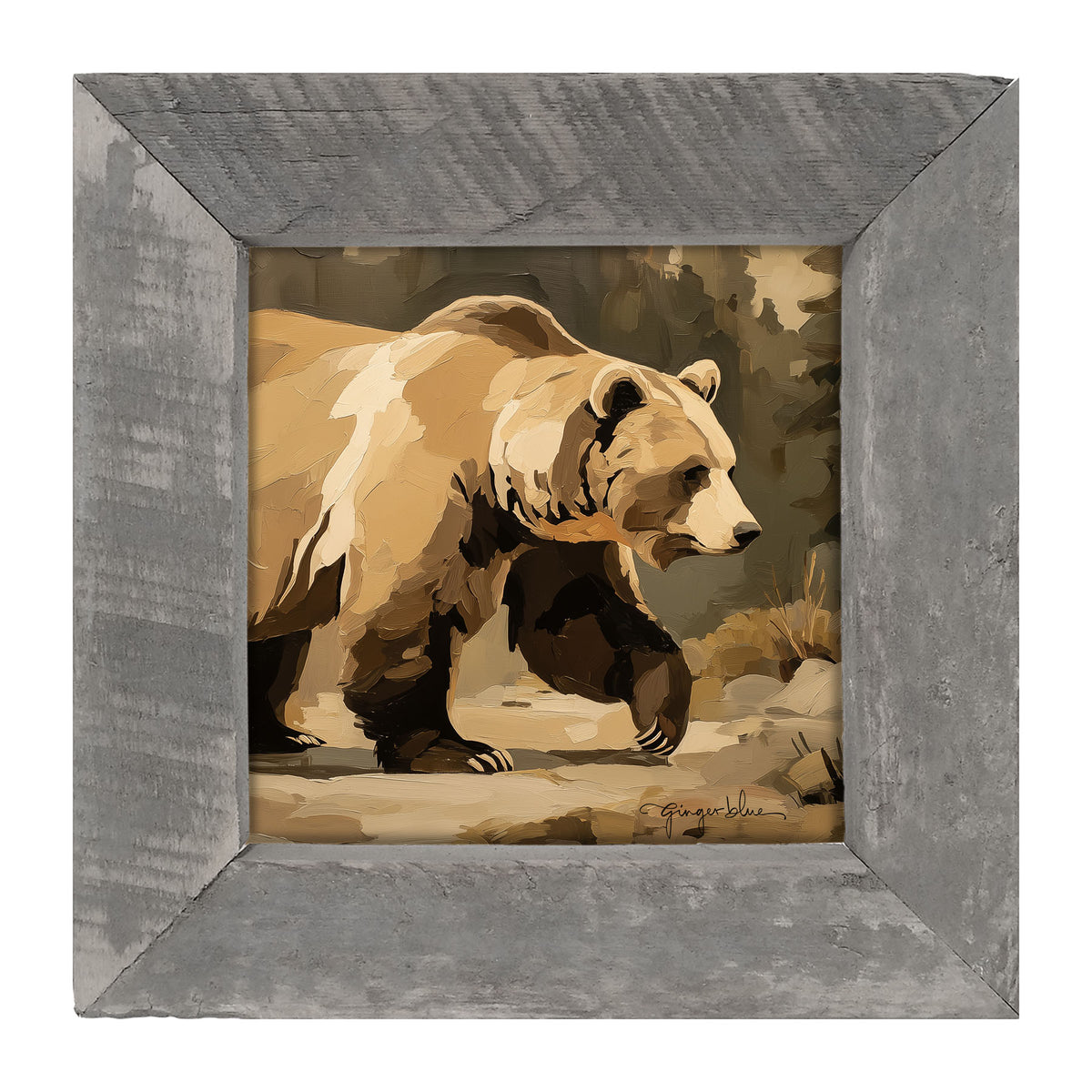 Adirondack Bear - Framed Art